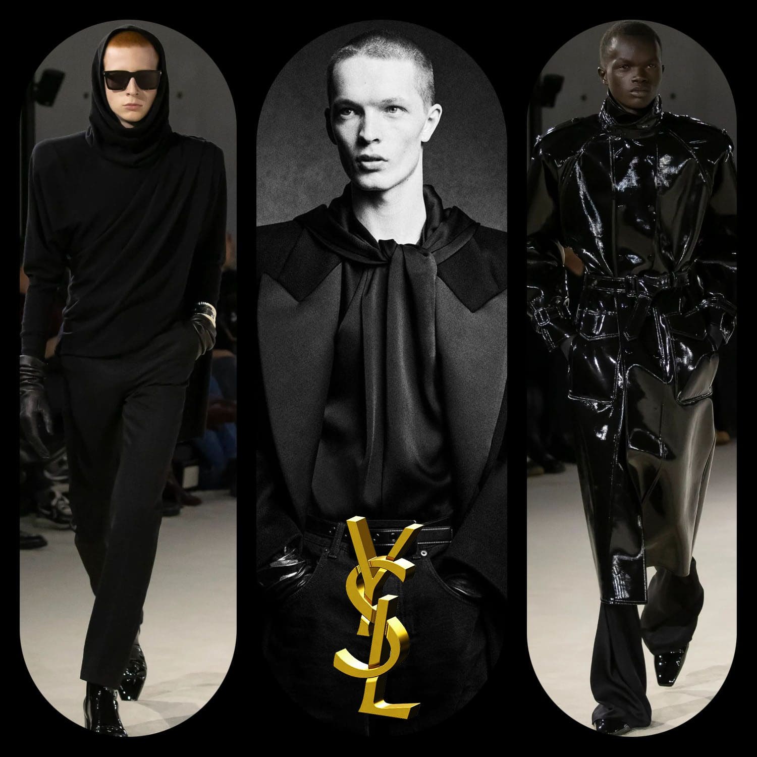 3 Saint Laurent Automne Hiver 2023 2024 Vêtements pour hommes Runway Magazine