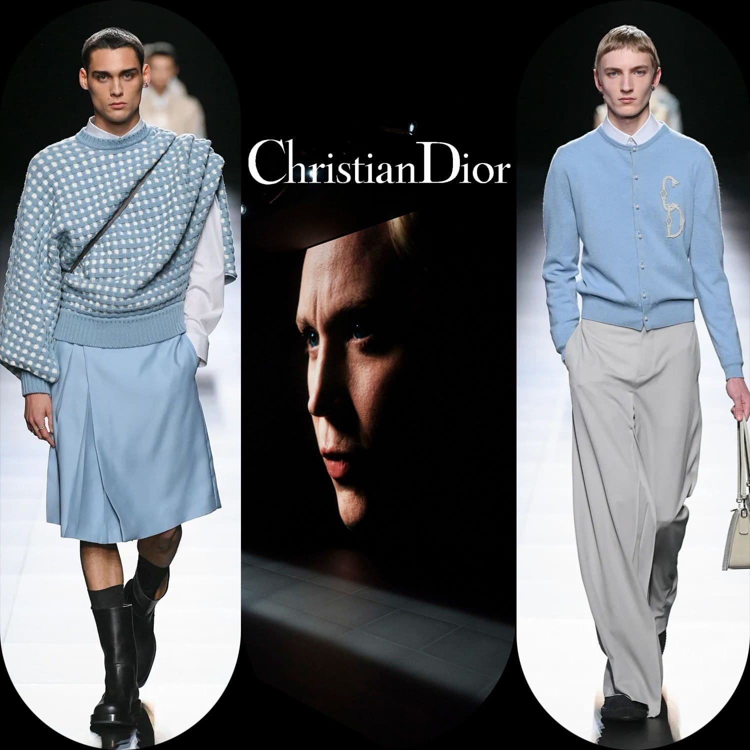 4 Dior Otoño Invierno 2023 2024 Ropa de Caballero Runway Revistas