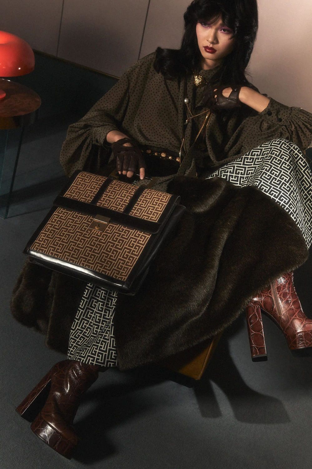 Balmain antes del otoño 2023 Runway Magazine 112