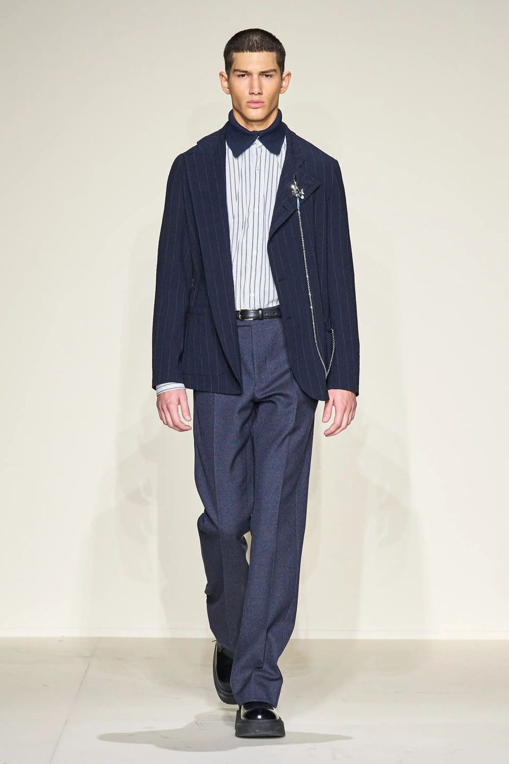 Emporio Armani Fall Winter 2023 2024 Menswear Runway Magazine 76