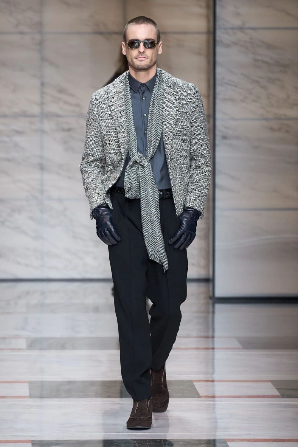 Giorgio Armani Fall Winter 2023 2024 Menswear Runway Magazine 1