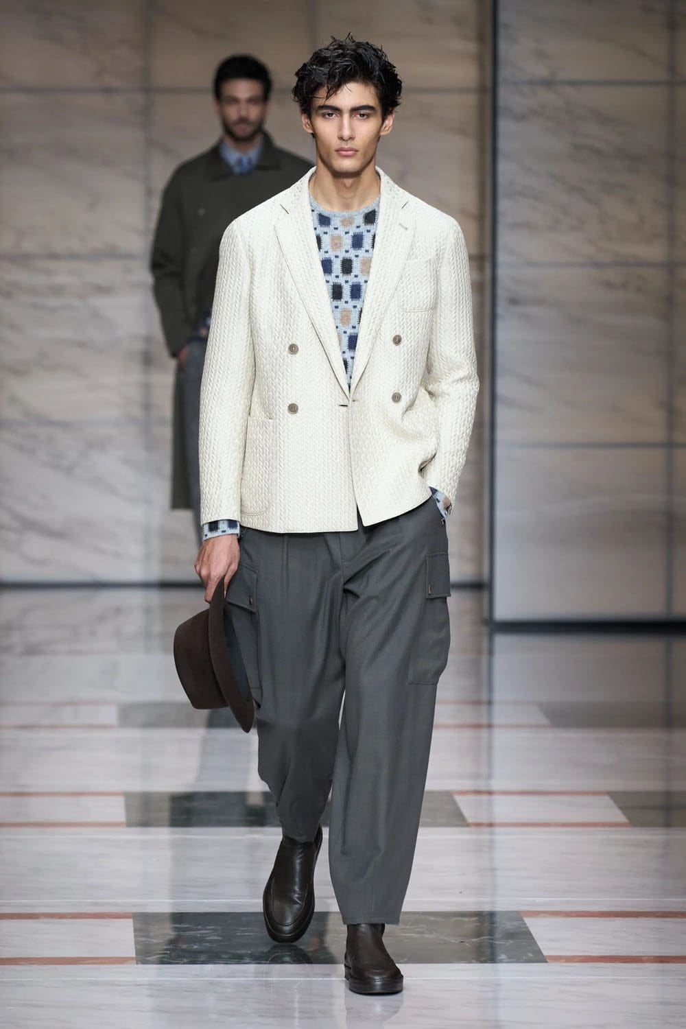 Giorgio Armani Fall Winter 2023 2024 Menswear Runway Magazine 10