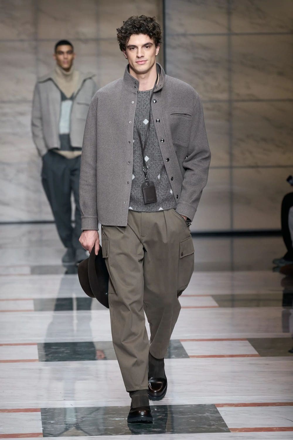Giorgio Armani Fall Winter 2023 2024 Menswear Runway Magazine 18