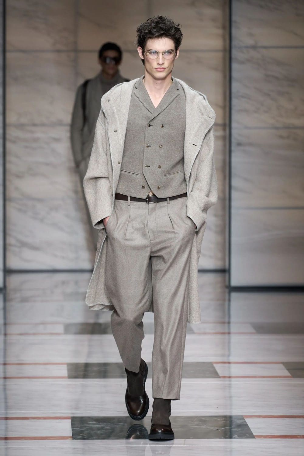 Giorgio Armani Fall Winter 2023 2024 Menswear Runway Magazine 23