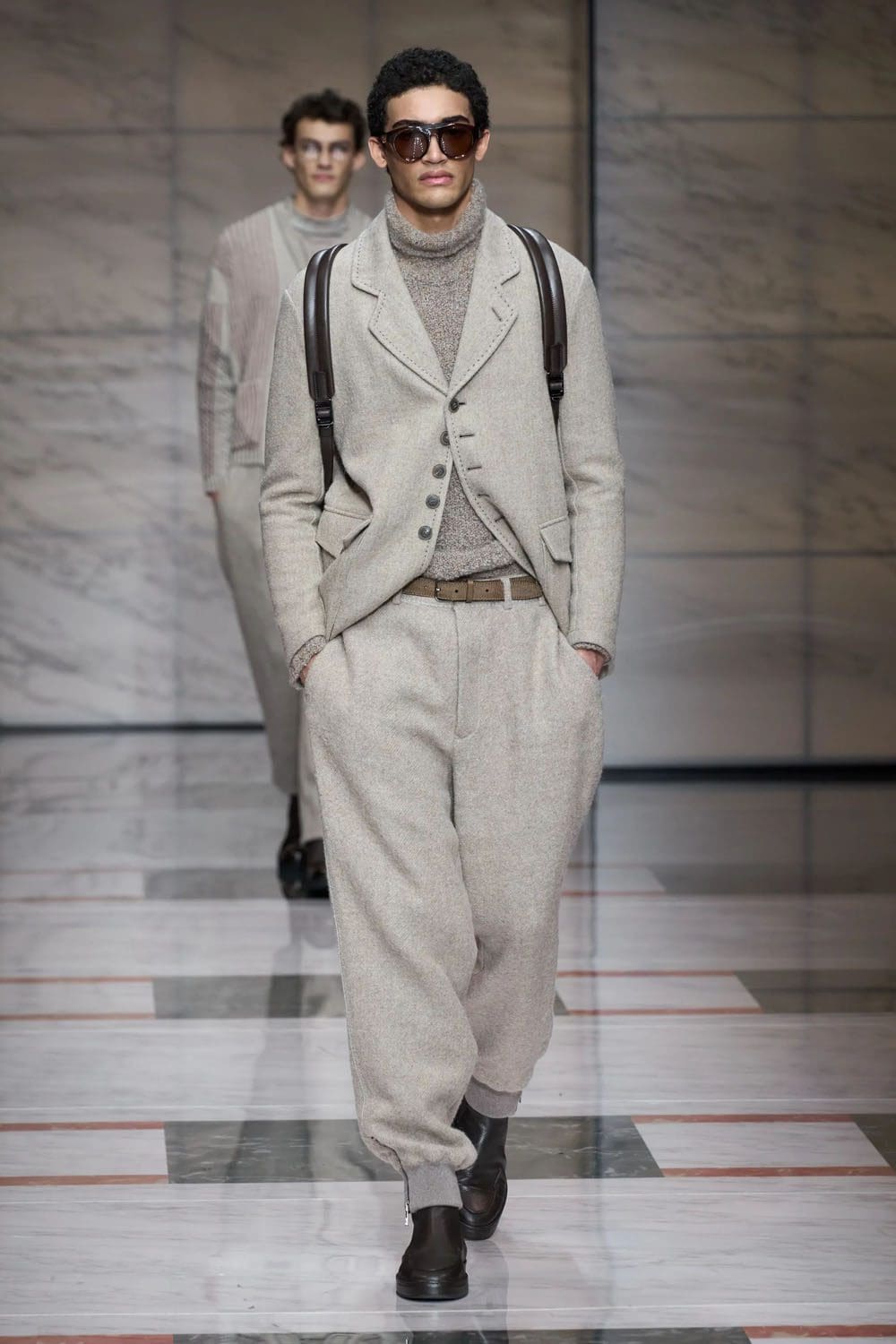Giorgio Armani Fall Winter 2023 2024 Menswear Runway Magazine 24