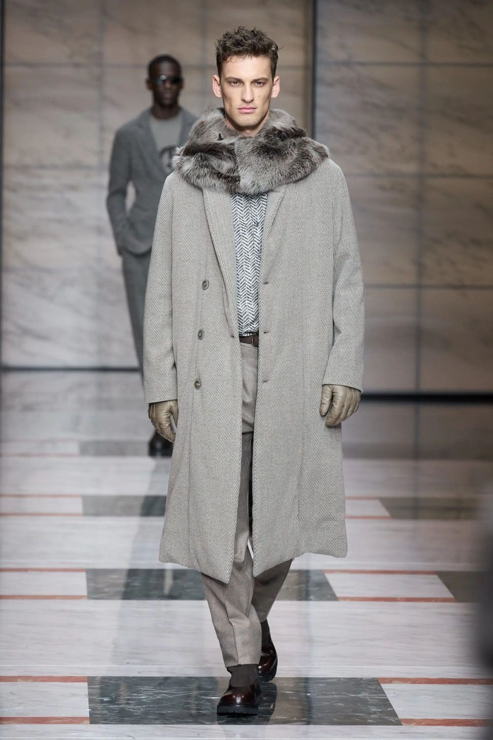Giorgio Armani Fall Winter 2023 2024 Menswear Runway Magazine 3