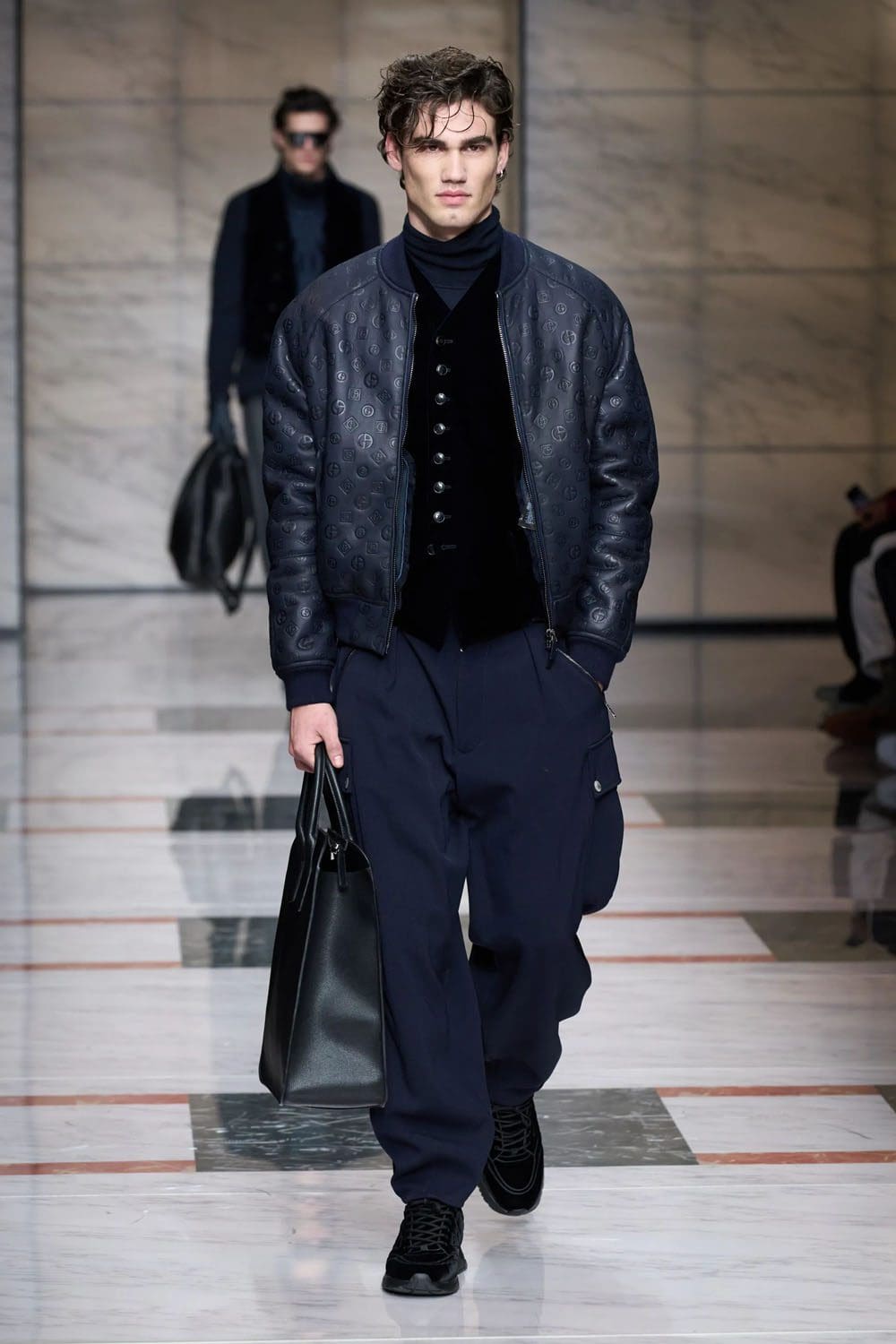 Giorgio Armani Fall Winter 2023 2024 Menswear Runway Magazine 43