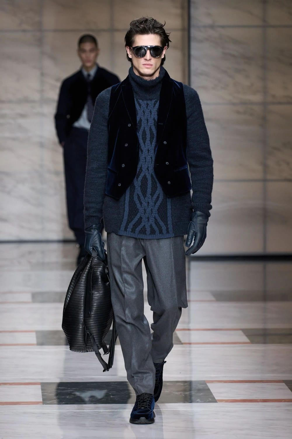 Giorgio Armani Fall Winter 2023 2024 Menswear Runway Magazine 44