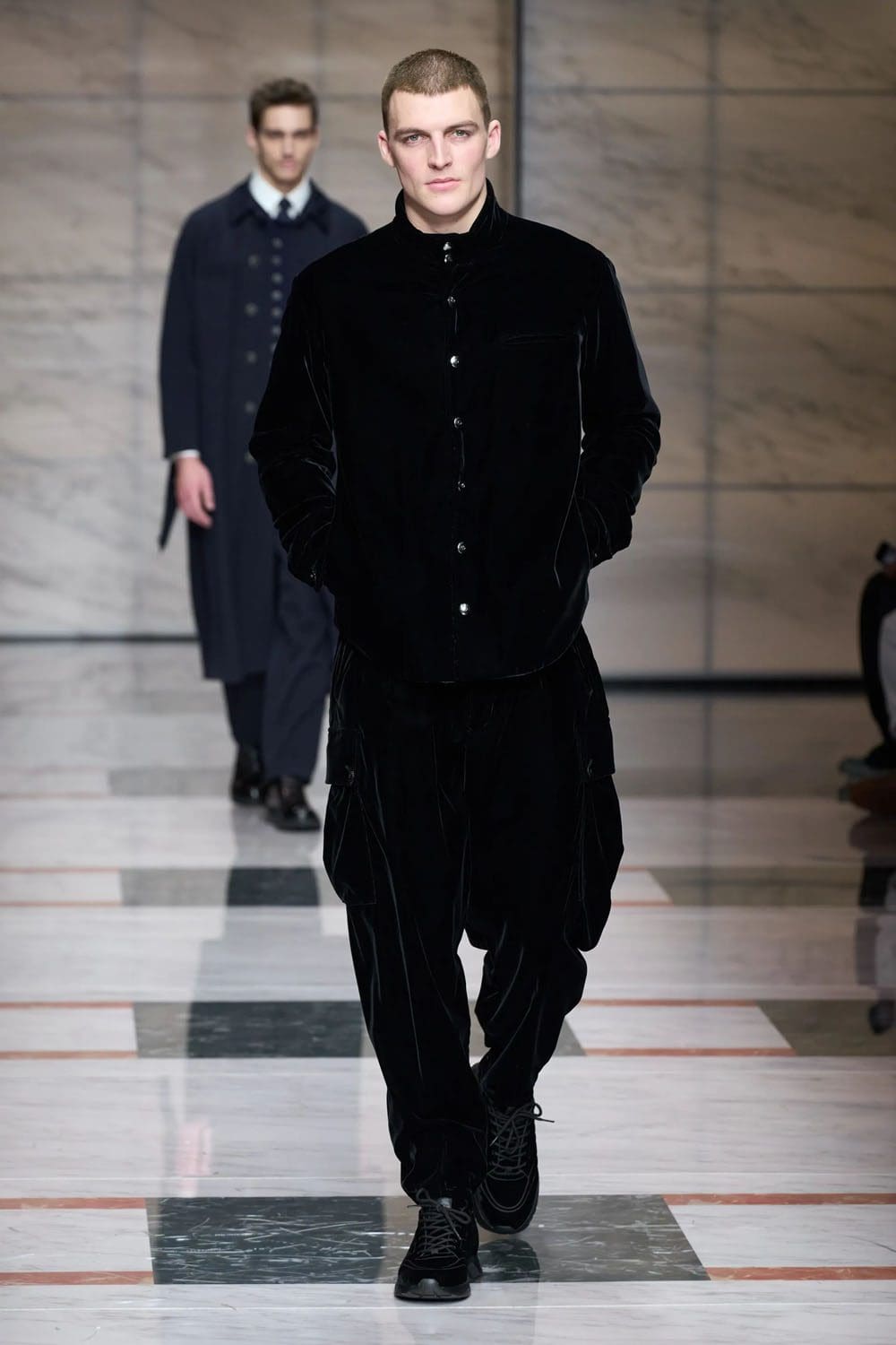 Giorgio Armani Fall Winter 2023 2024 Menswear Runway Magazine 48