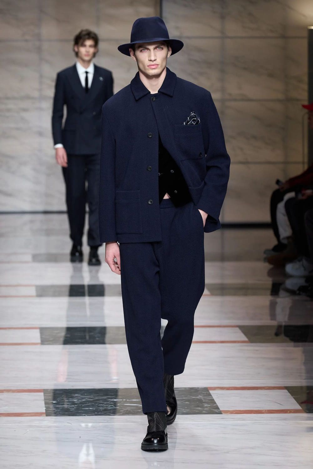 Giorgio Armani Fall Winter 2023 2024 Menswear Runway Magazine 51