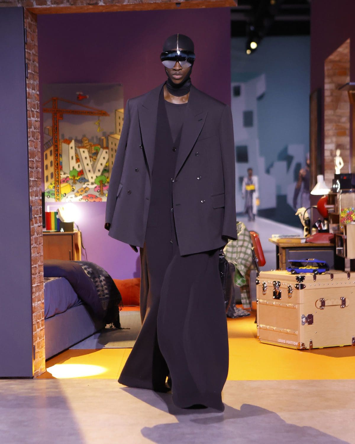 Louis Vuitton Autunno Inverno 2023 2024 Dettagli ravvicinati dell'abbigliamento maschile Runway 16 Magazine