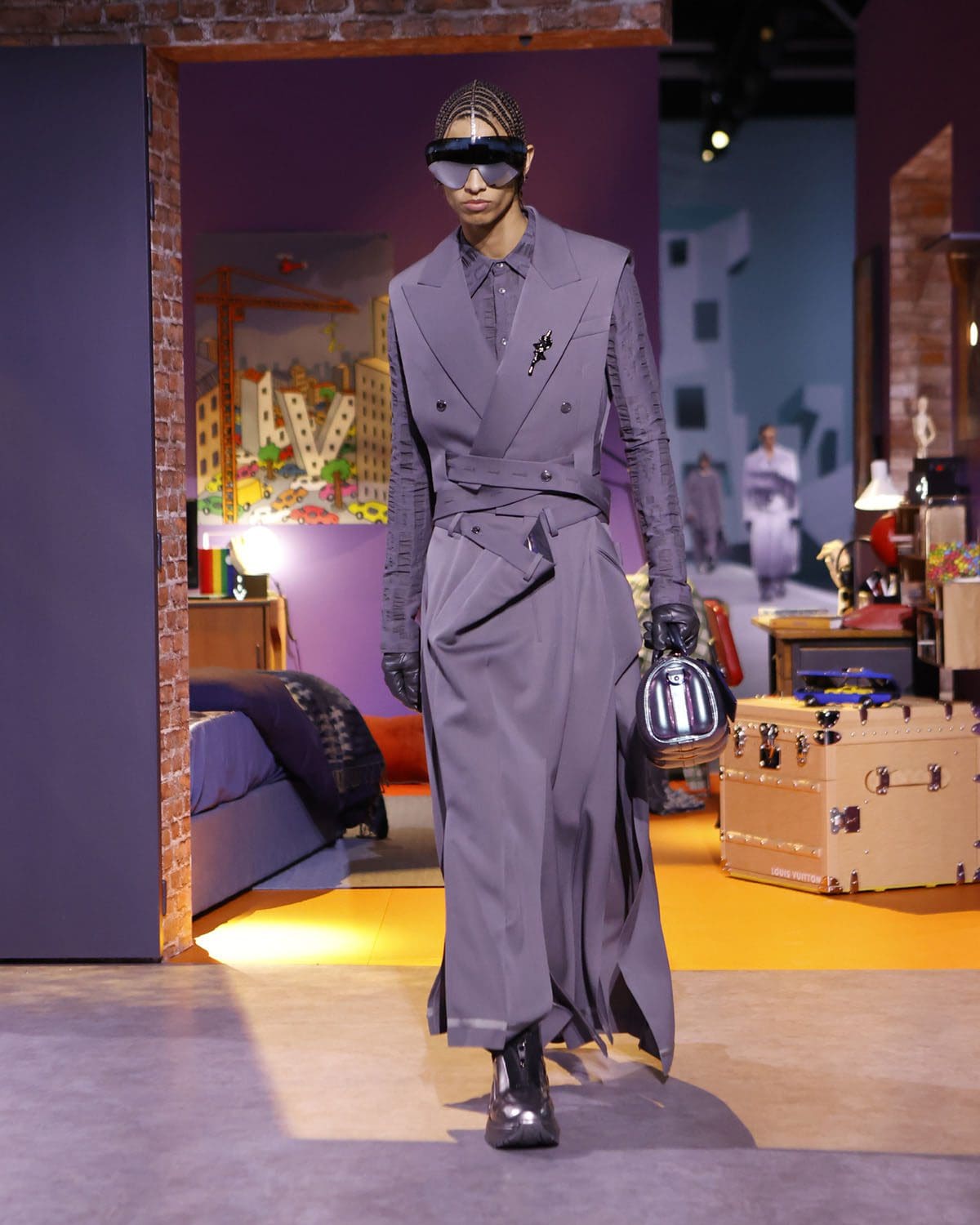 Louis Vuitton Autunno Inverno 2023 2024 abiti da uomo Runway 16 Magazine