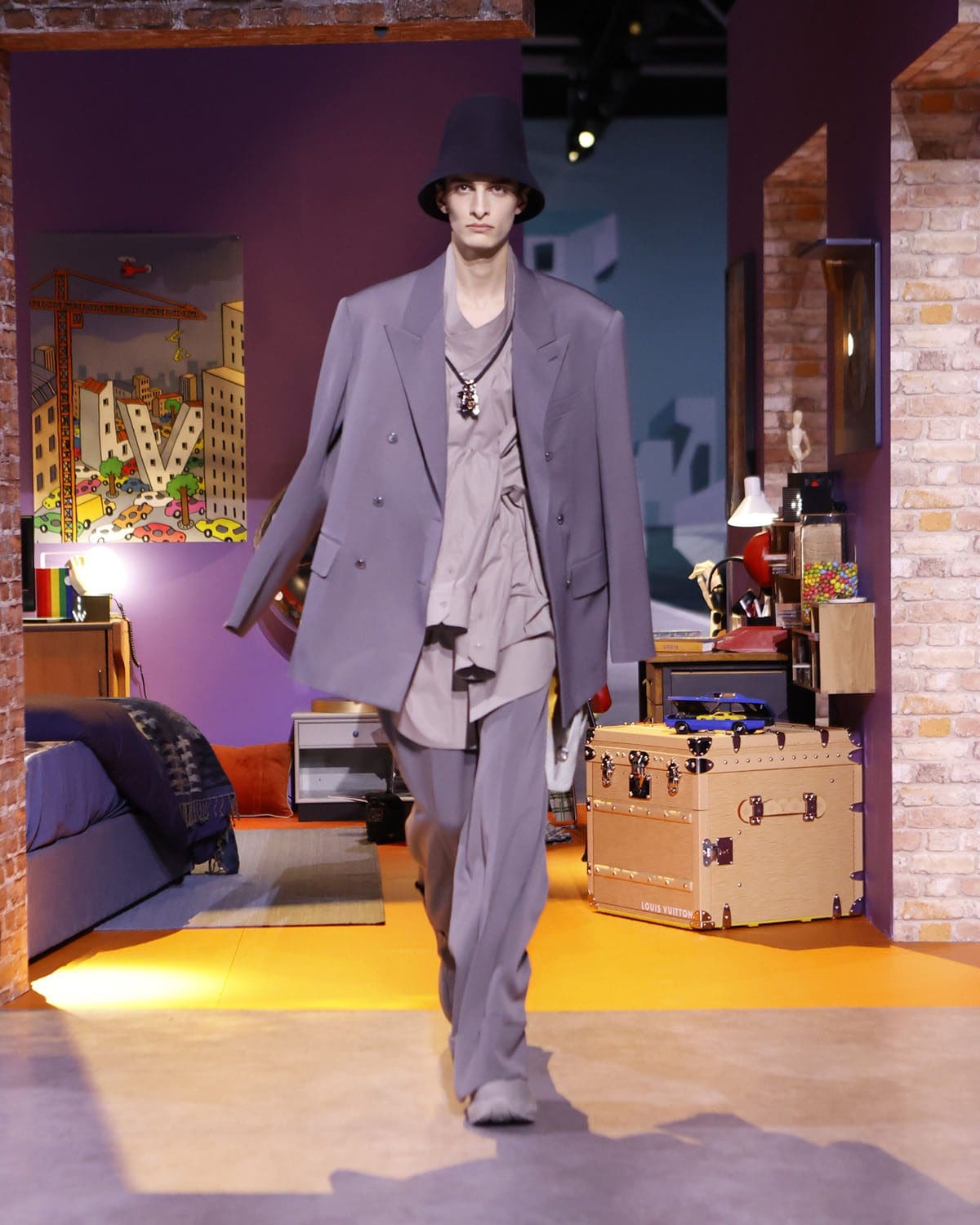 Louis Vuitton Autunno Inverno 2023 2024 abiti da uomo Runway 18 Magazine