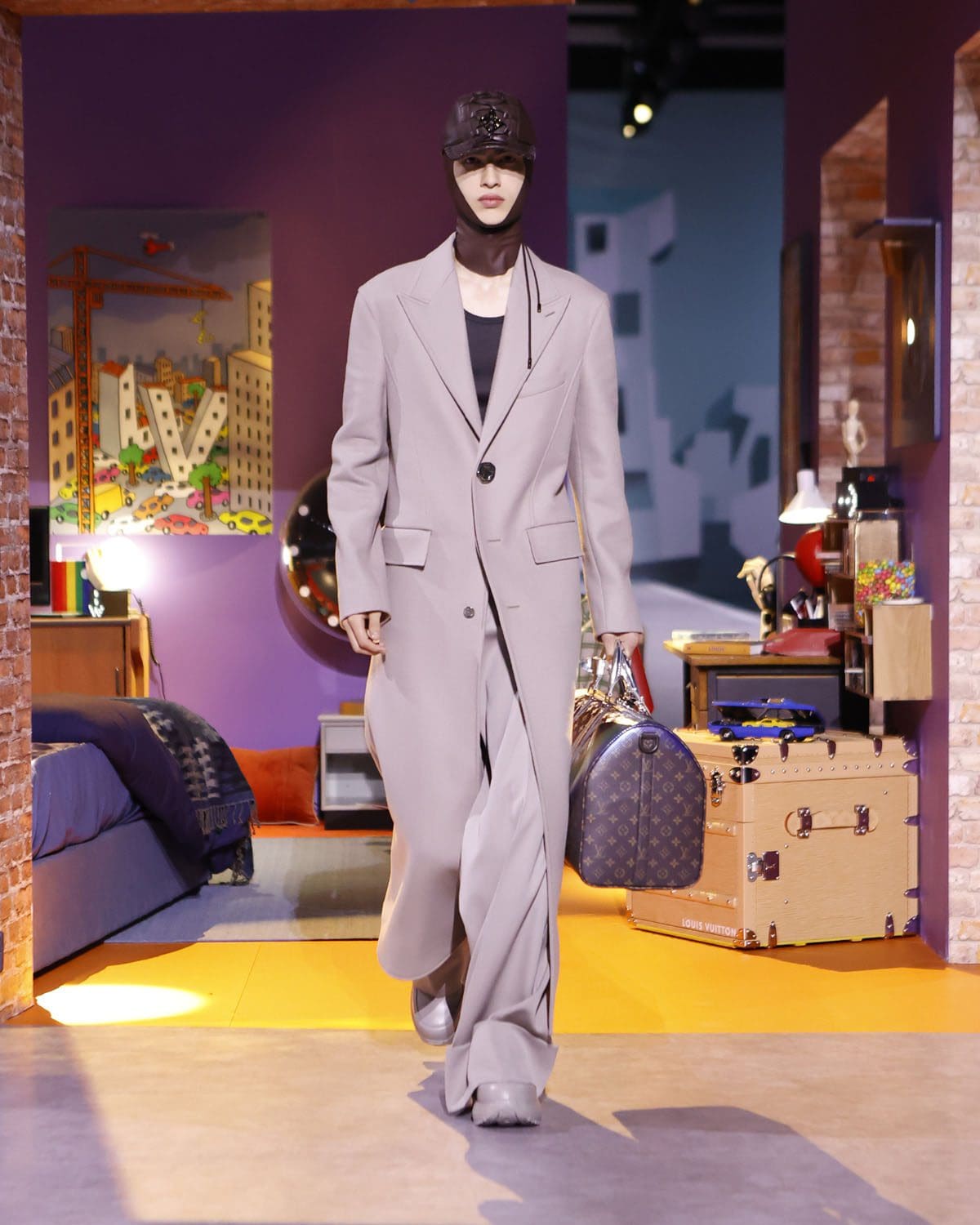 Louis Vuitton Autunno Inverno 2023 2024 abiti da uomo Runway 2 Magazine