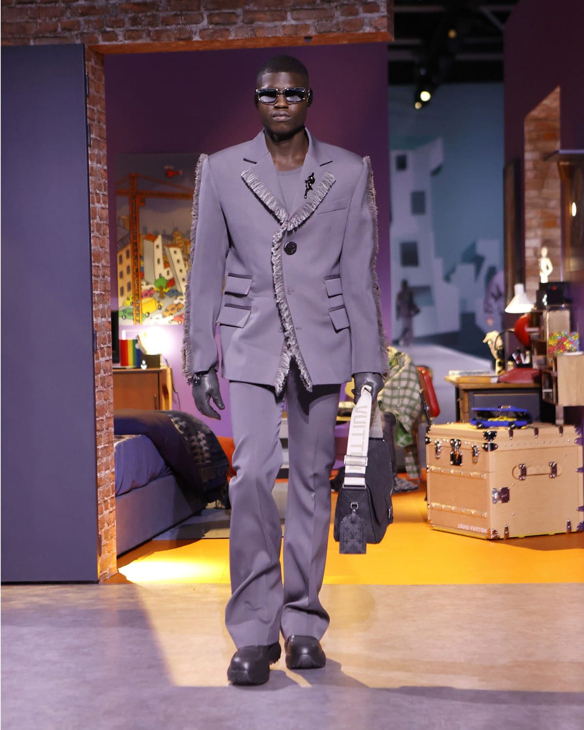 Louis Vuitton Autunno Inverno 2023 2024 abiti da uomo Runway 20 Magazine