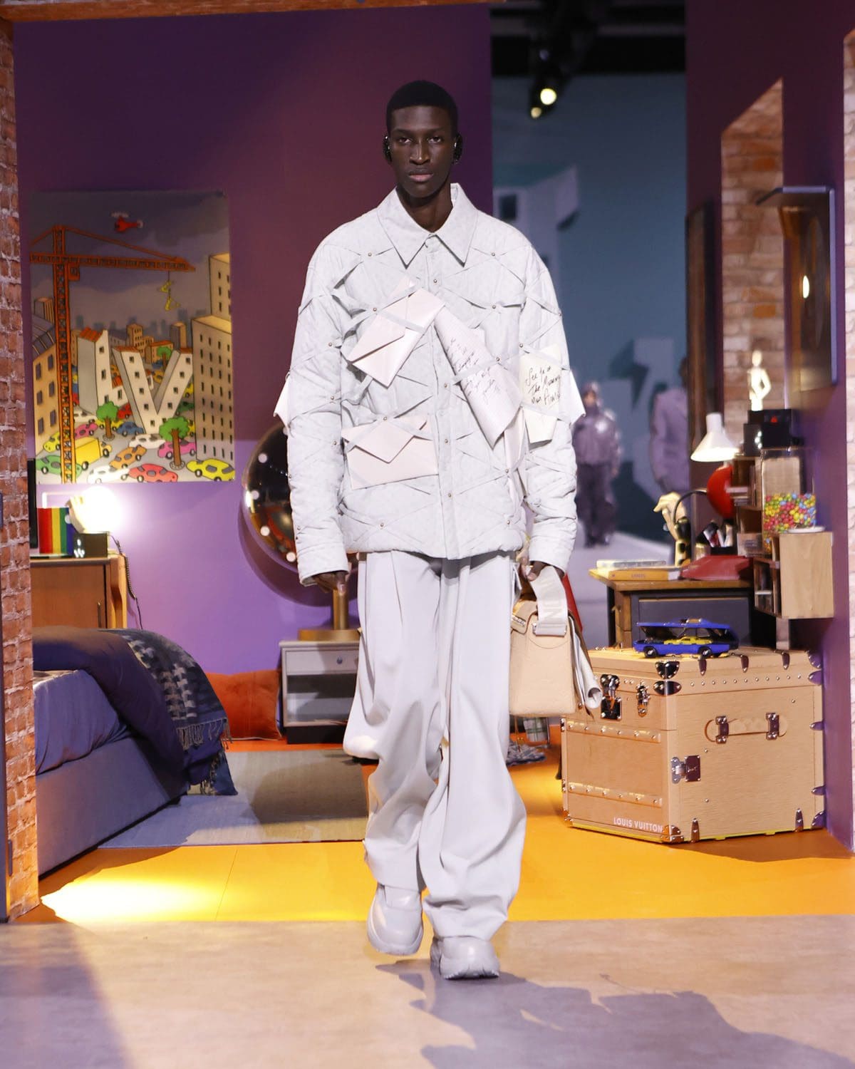 Louis Vuitton Autunno Inverno 2023 2024 abiti da uomo Runway 27 Magazine