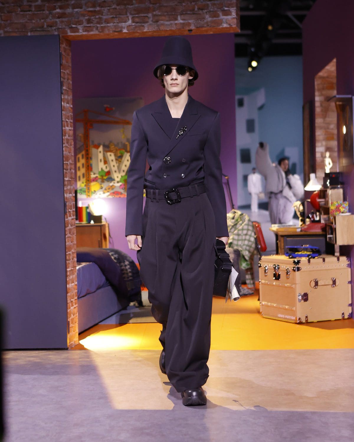 Louis Vuitton Autunno Inverno 2023 2024 abiti da uomo Runway 35 Magazine