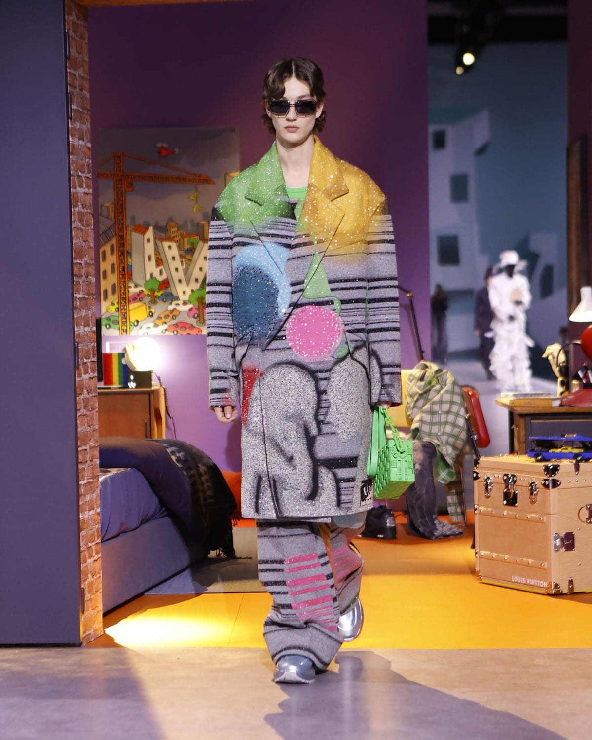 Louis Vuitton Autunno Inverno 2023 2024 abiti da uomo Runway 42 Magazine