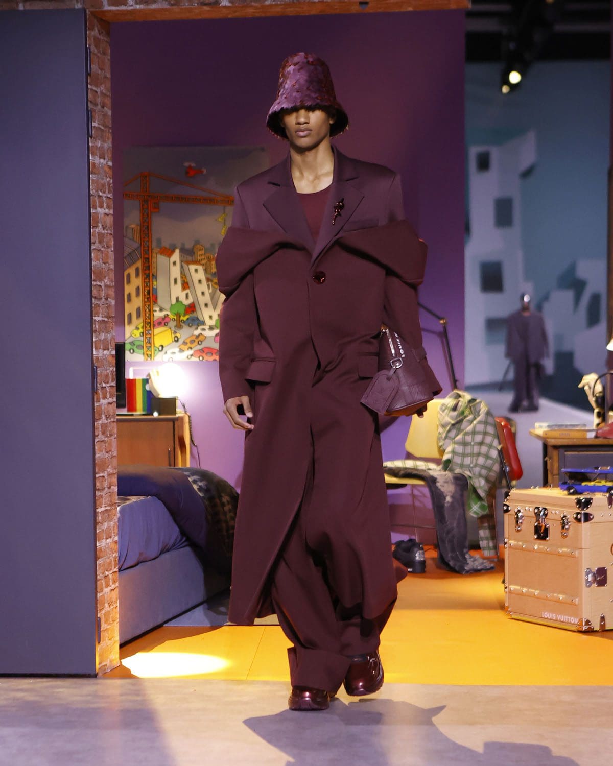 Louis Vuitton Autunno Inverno 2023 2024 abiti da uomo Runway 49 Magazine