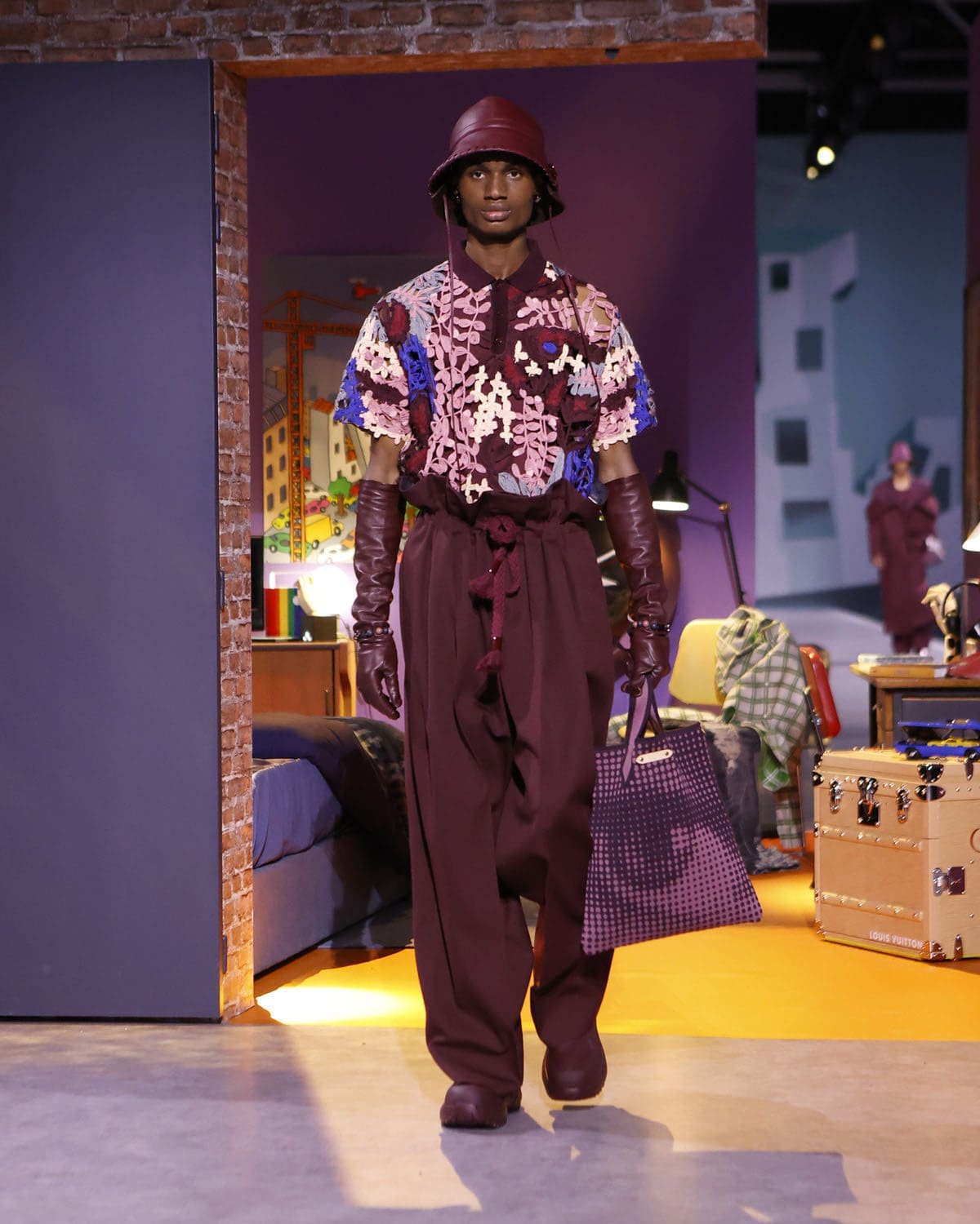 Louis Vuitton Autunno Inverno 2023 2024 abiti da uomo Runway 55 Magazine