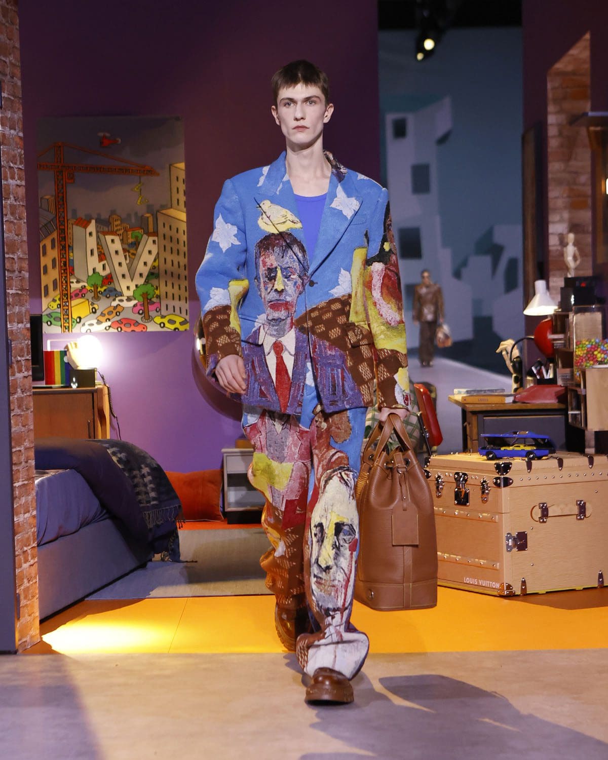 Louis Vuitton Autunno Inverno 2023 2024 abiti da uomo Runway 68 Magazine