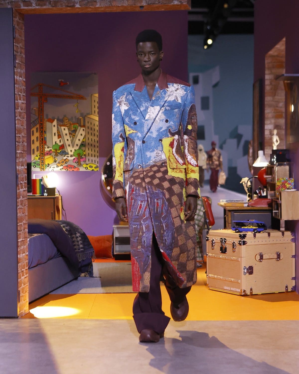 Louis Vuitton Autunno Inverno 2023 2024 abiti da uomo Runway 69 Magazine
