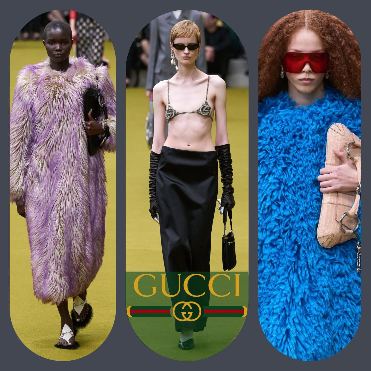 1 Gucci осень-зима 2023 2024 Милан Runway Магазины