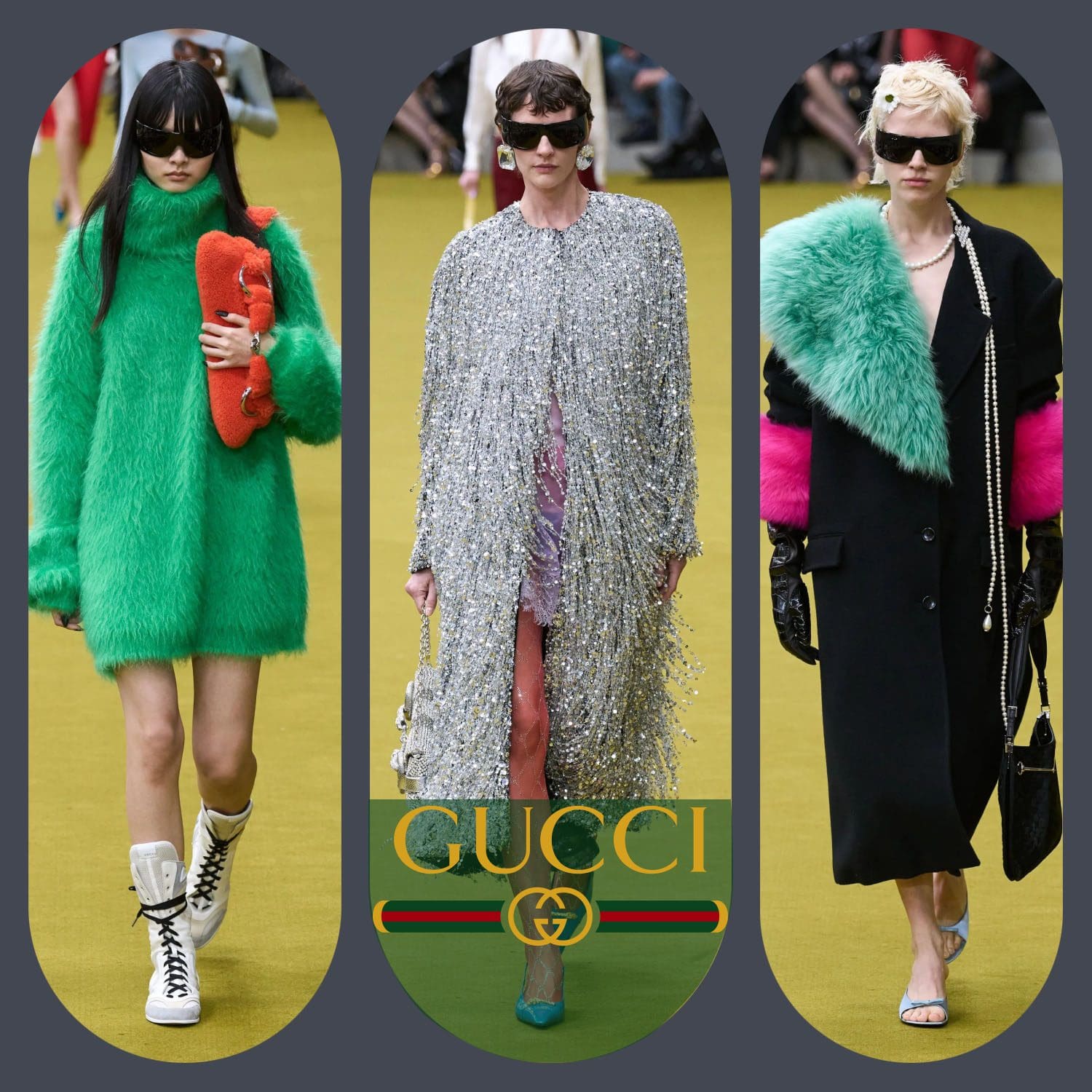 3 Gucci осень-зима 2023 2024 Милан Runway Магазины