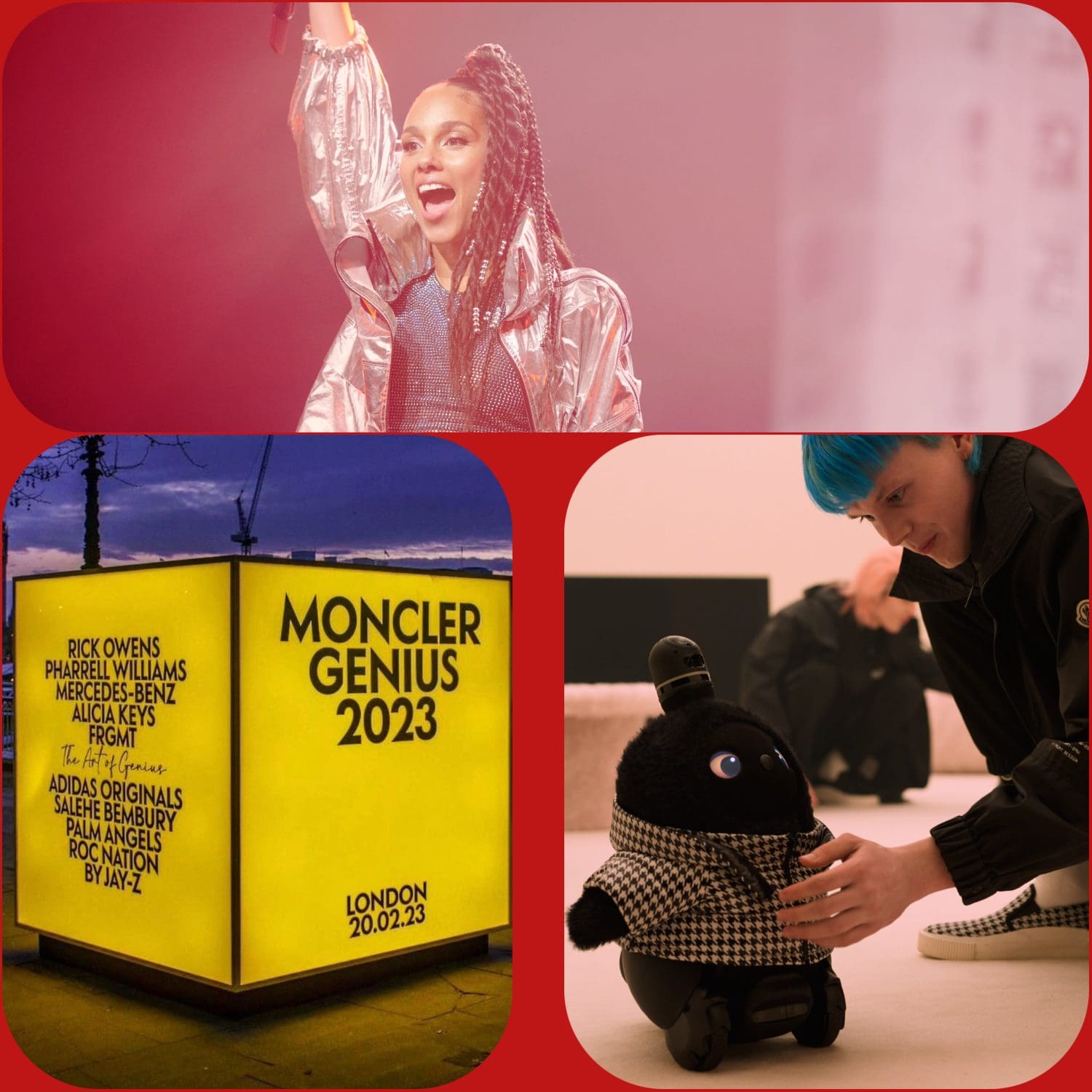 3 El arte del genio de Moncler 2023 mostrar londres Runway Revistas