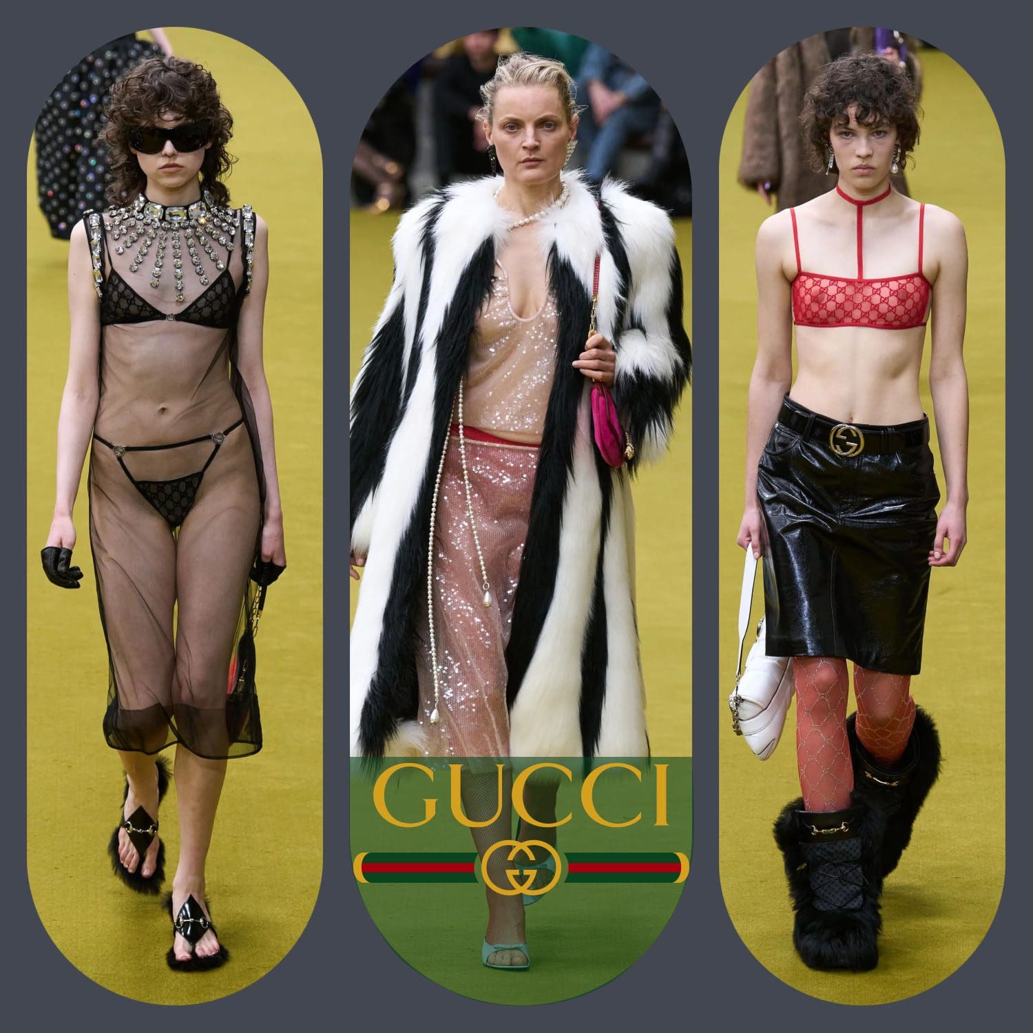 5 Gucci осень-зима 2023 2024 Милан Runway Магазины