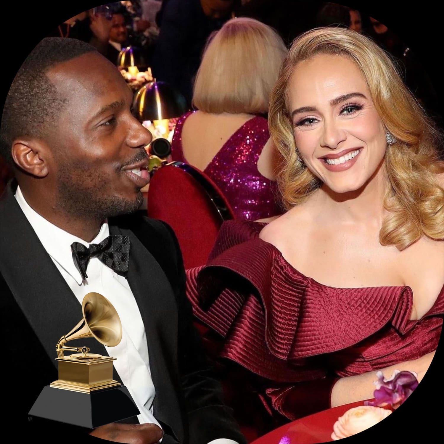 Adele no Grammy Awards 65 por Runway revista 2023 3