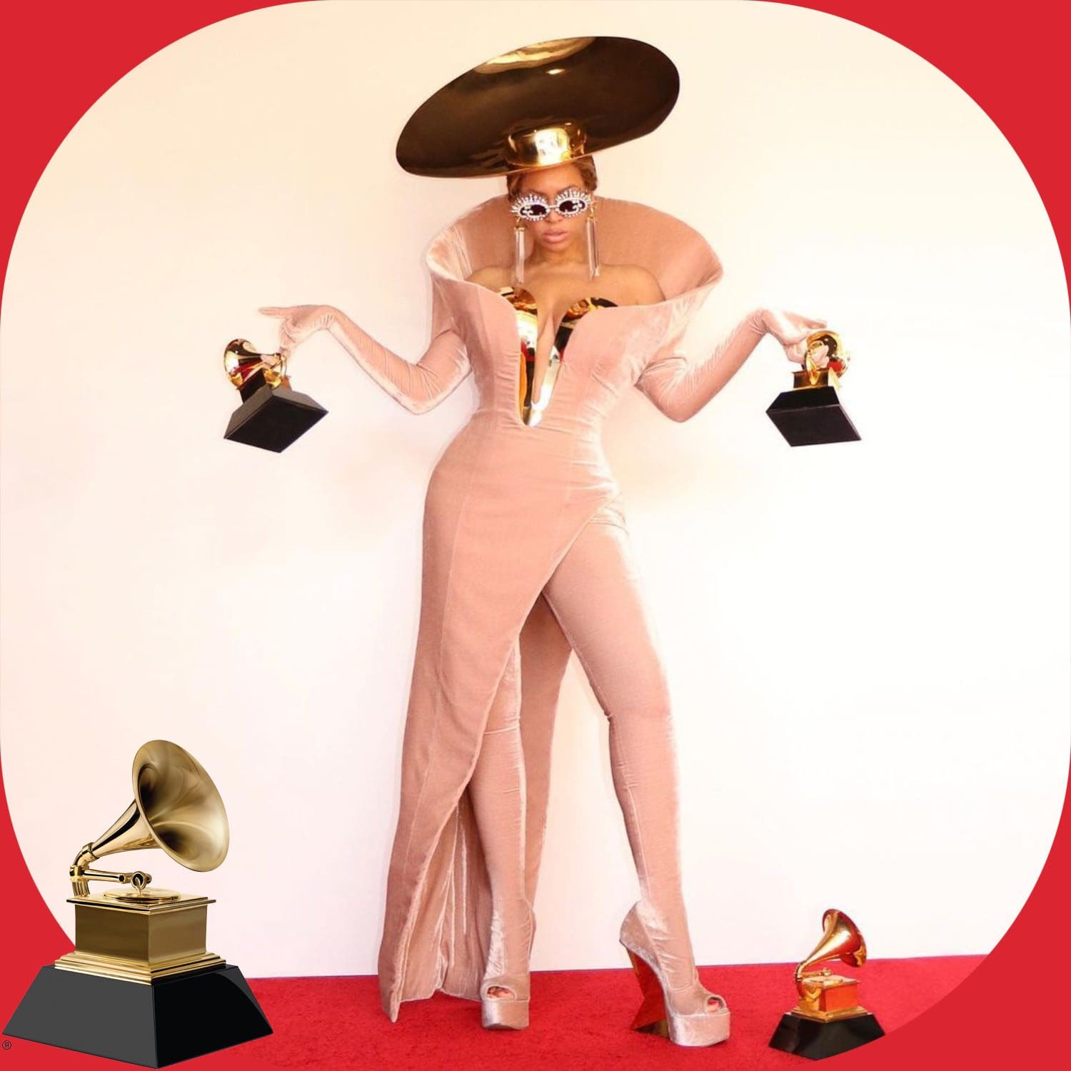 Beyonce Winner no Grammy Awards 65 álbum Renaissance por Runway revista 2023 2