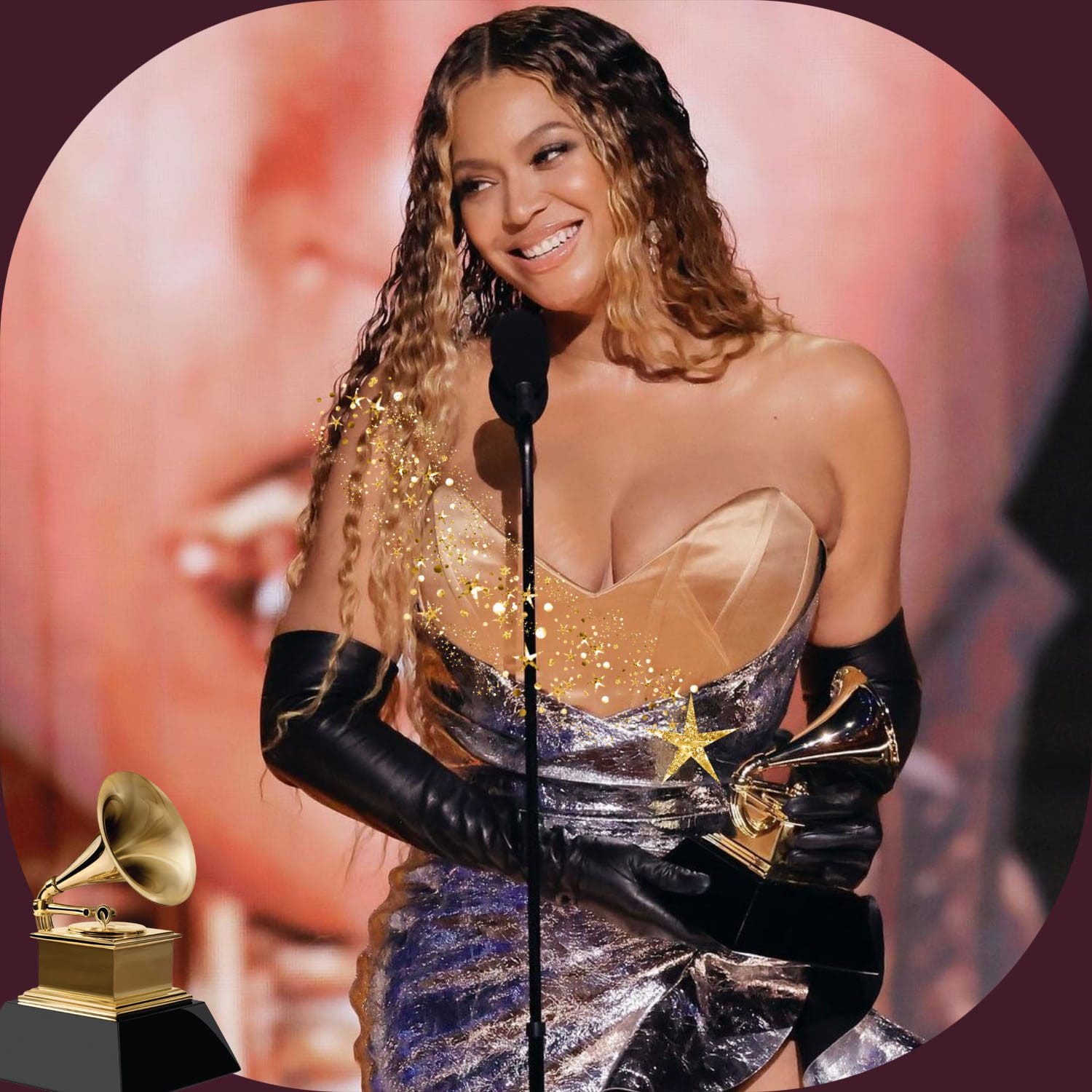 Beyonce Winner no Grammy Awards 65 álbum Renaissance por Runway revista 2023