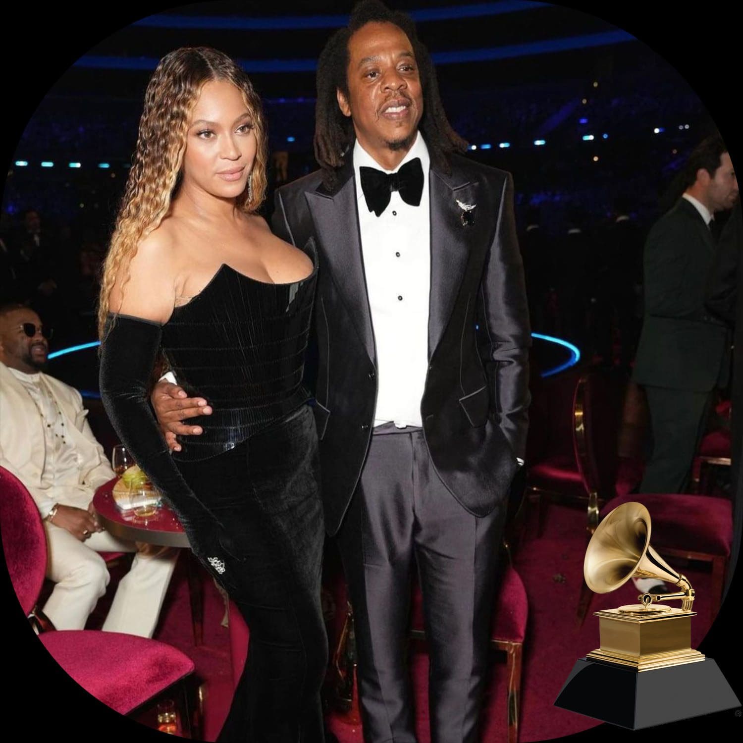 Beyonce e Jay Z no Grammy Awards 65 por Runway revista 2023
