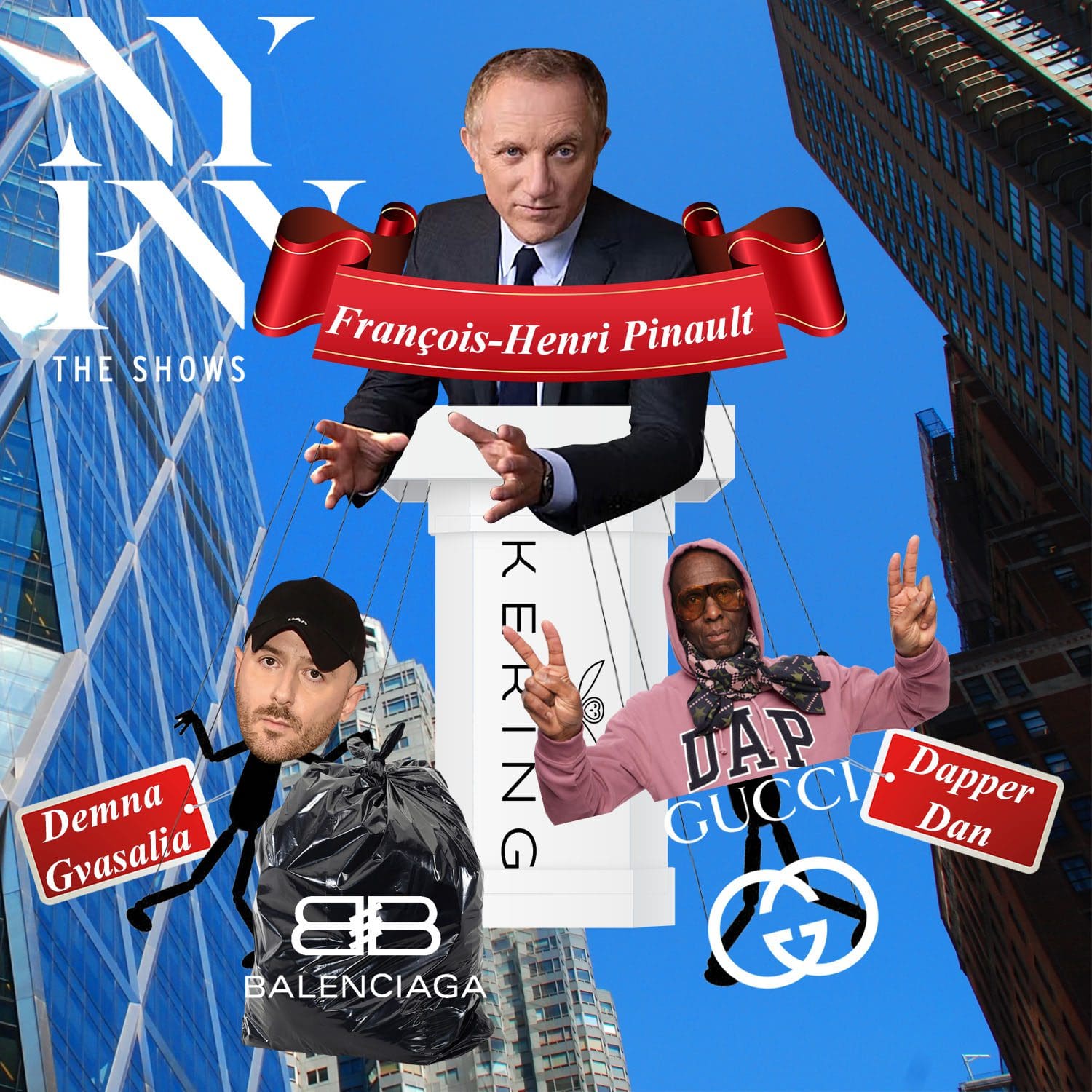 François Henri Pinault manipule les actions Dapper Dan Gucci Demna Gvasalia Balenciaga à la Fashion Week de New York