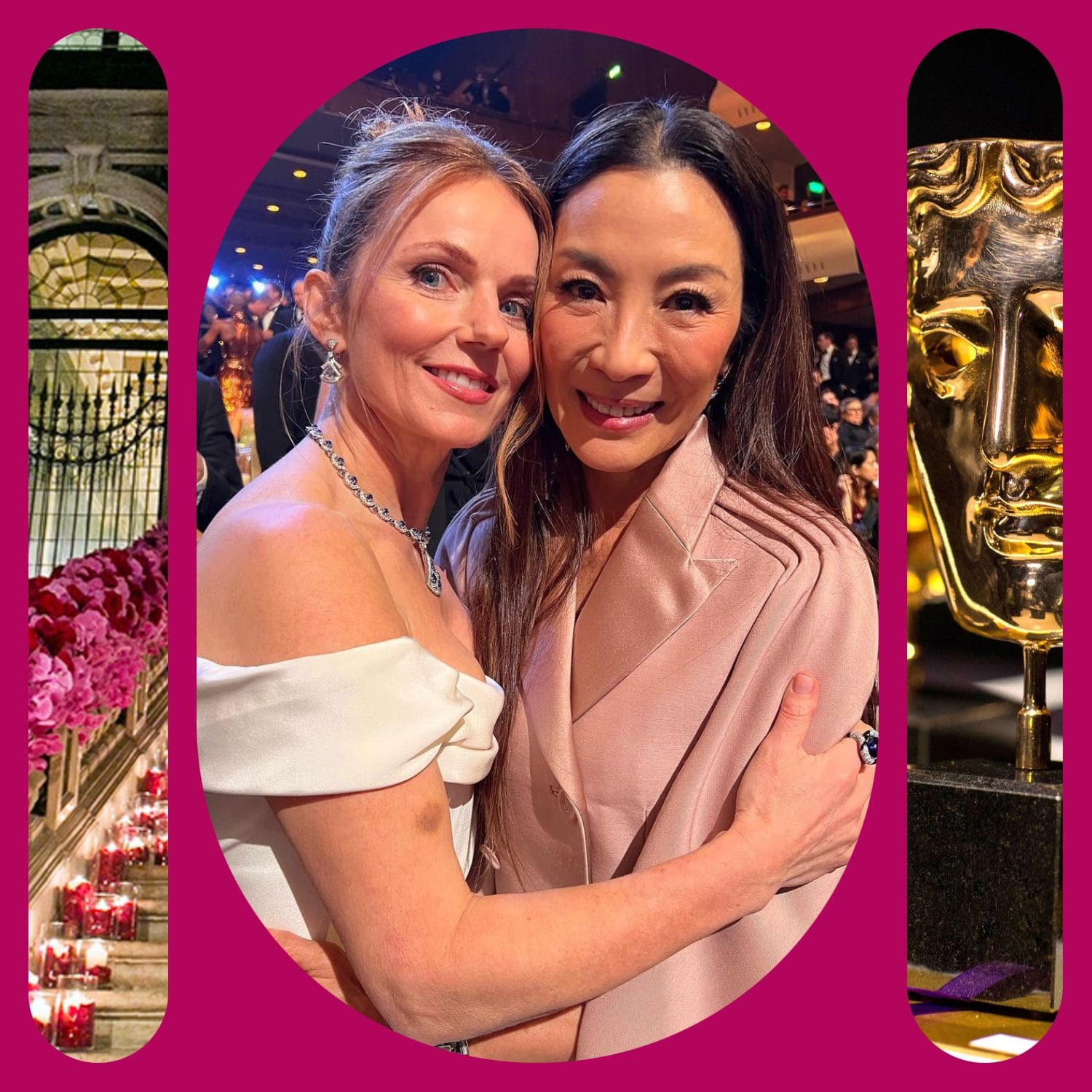 Geri Halliwell and Michelle Yeoh selfie at BAFTA 2023 Award London Runway Magazine 1