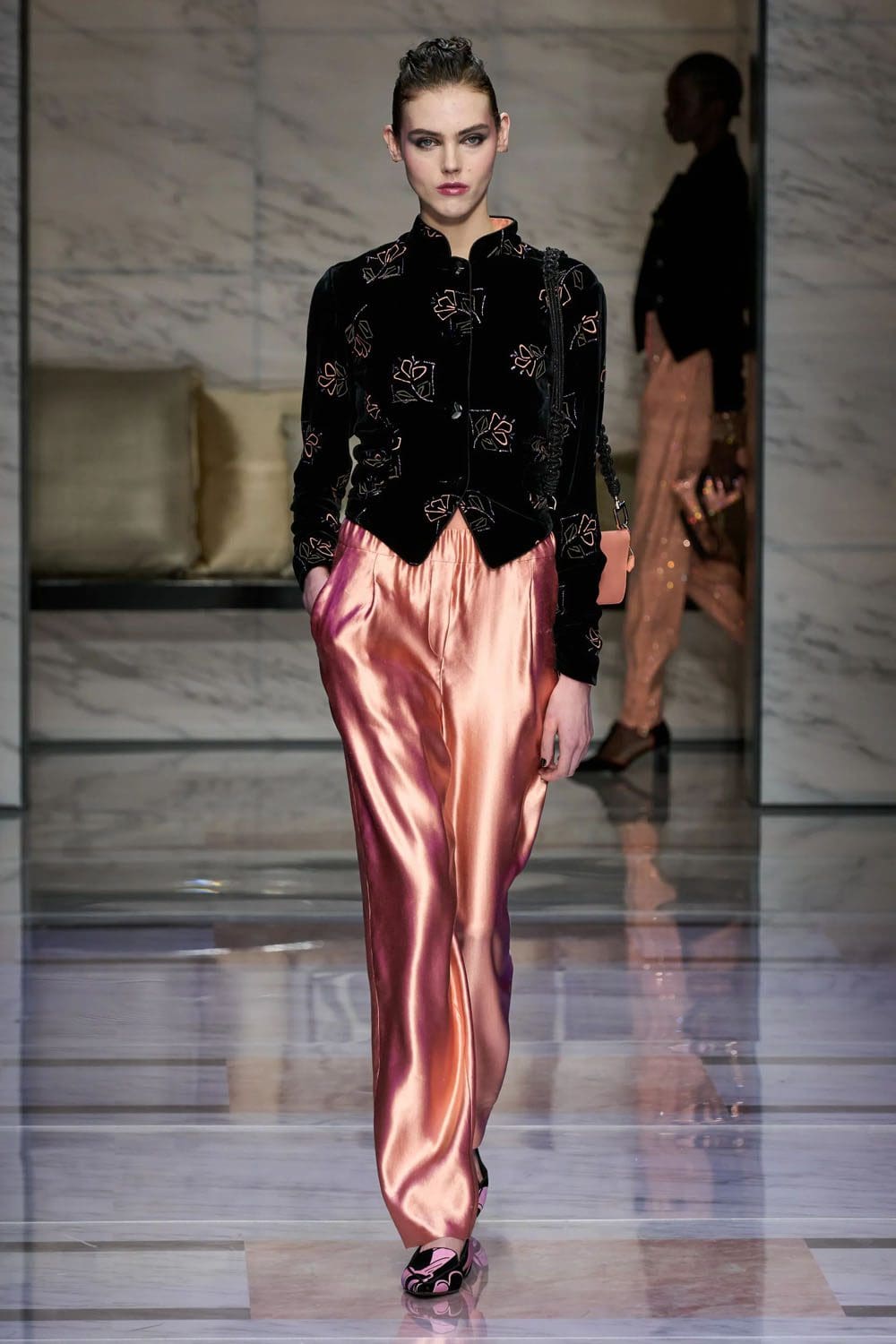 Giorgio Armani Fall Winter 2023 2024 Milan Runway Magazine 62