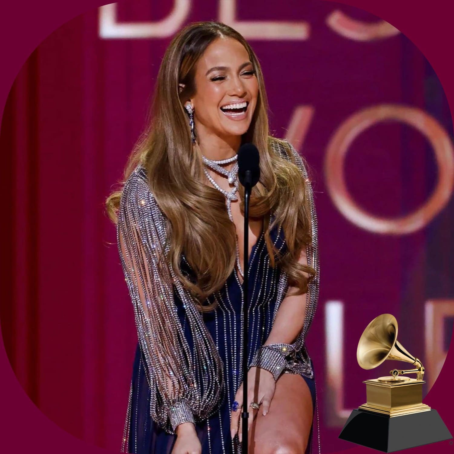 Jennifer Lopez no Grammy Awards 65 por Runway revista 2023