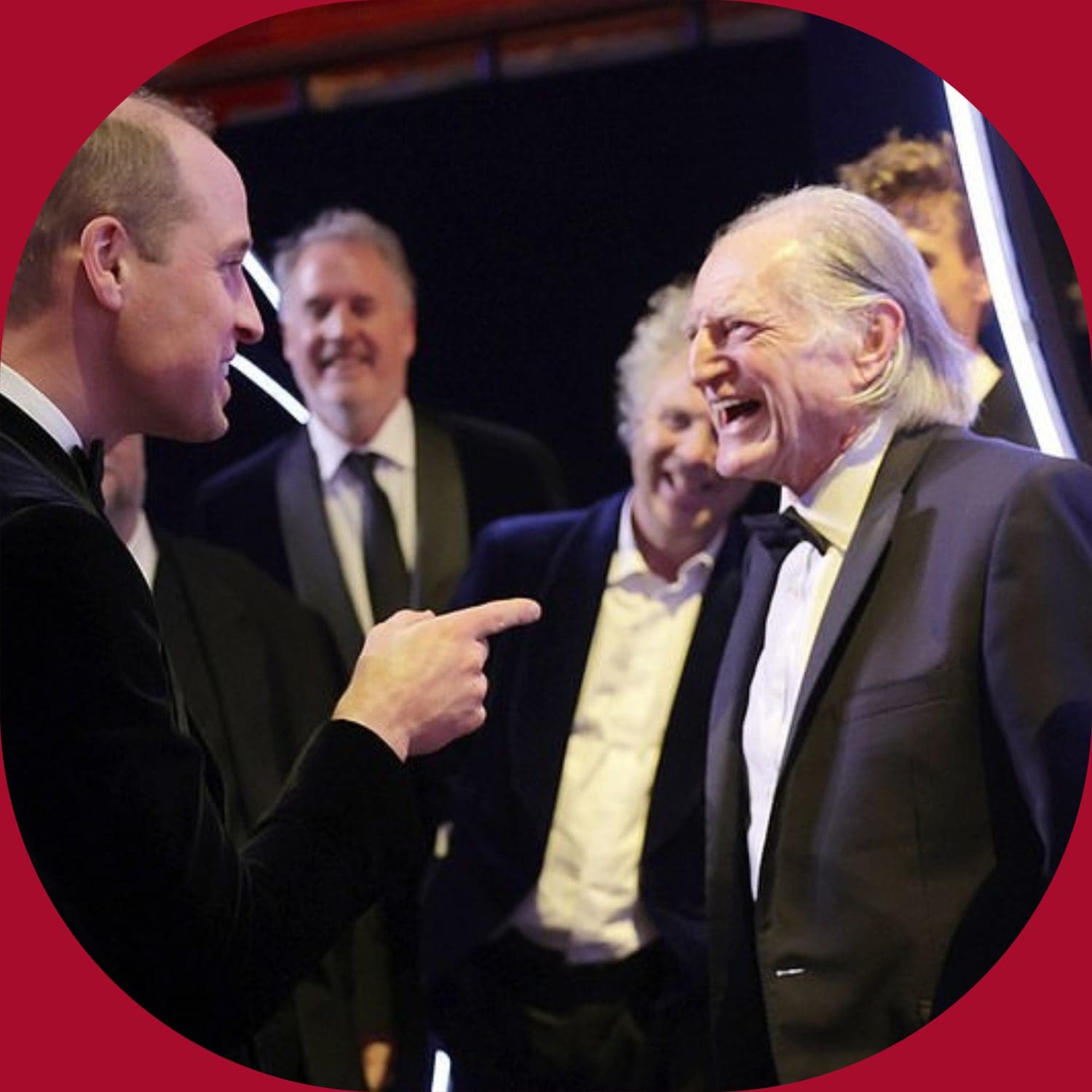 President of BAFTA Prince of Wales and winners of BAFTA 2023 London Runway Magazine 2 1