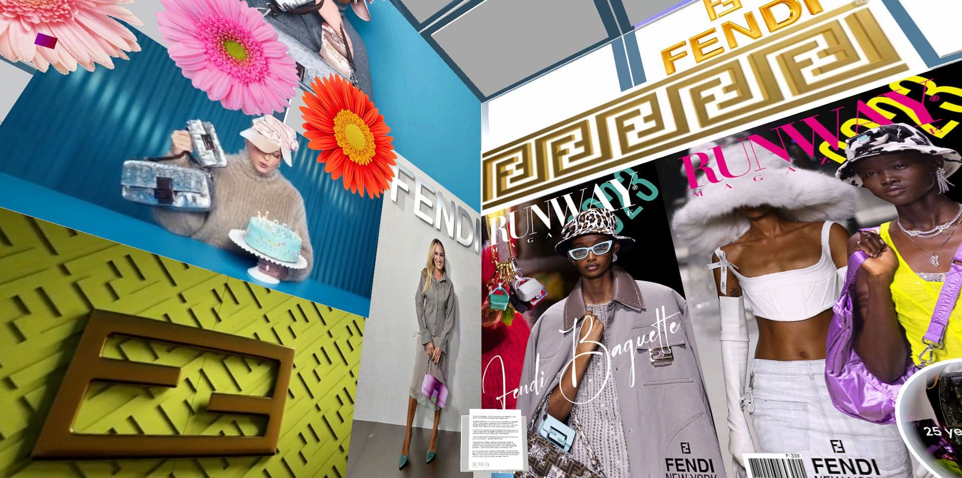 春天的夏天 2023 芬迪法棍面包 Runway 杂志 Metaverse Web3