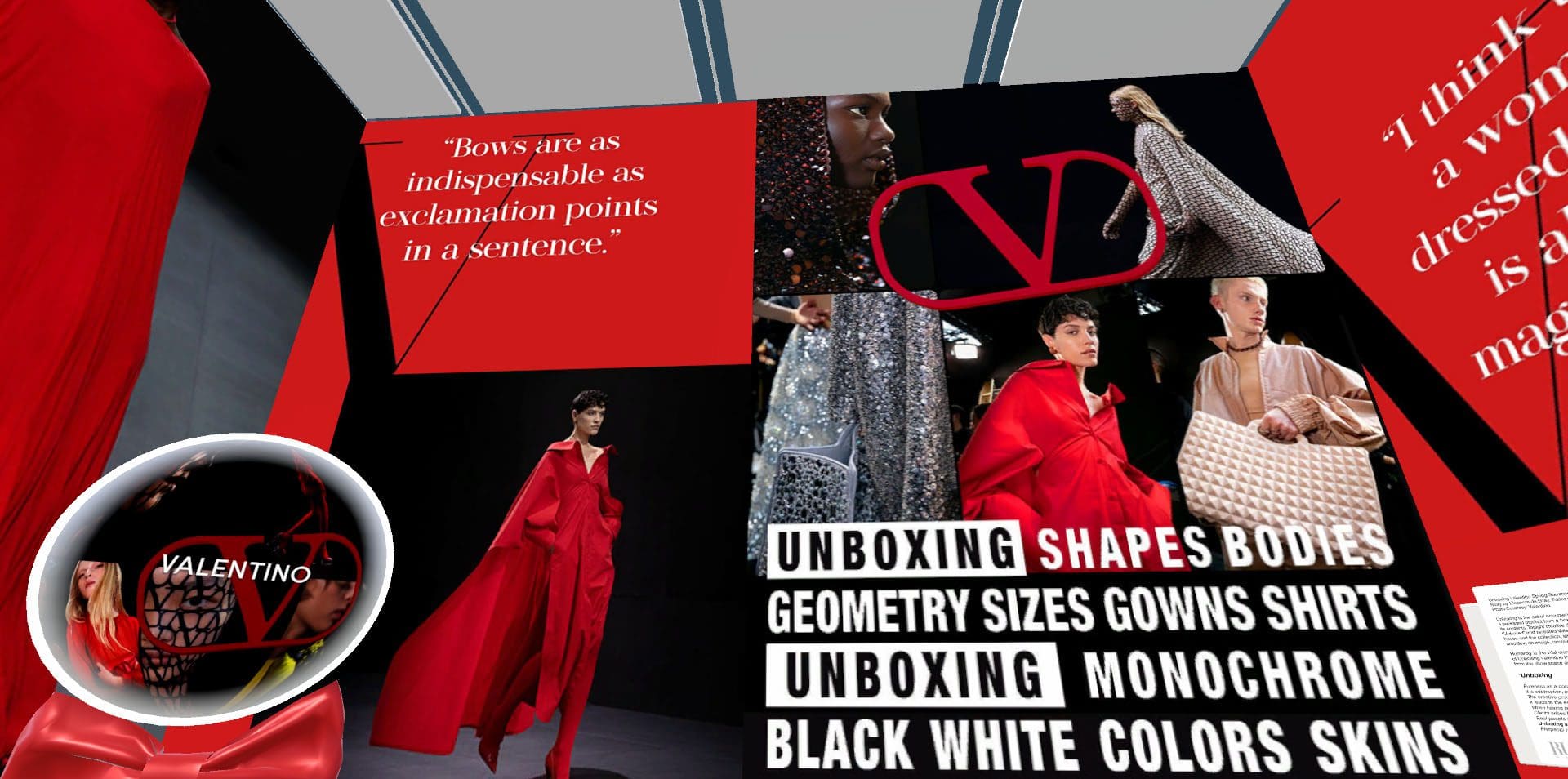 Primavera estate 2023 Valentino Runway Magazine Metaverso Web3