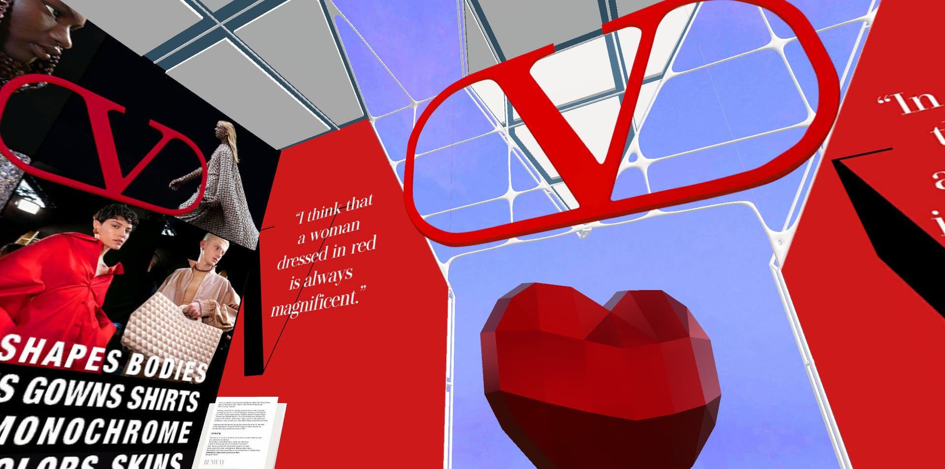 Valentino Web3 Valentino Metaverse Erster Auftritt Runway Magazin Web3 Runway Metaversum 1