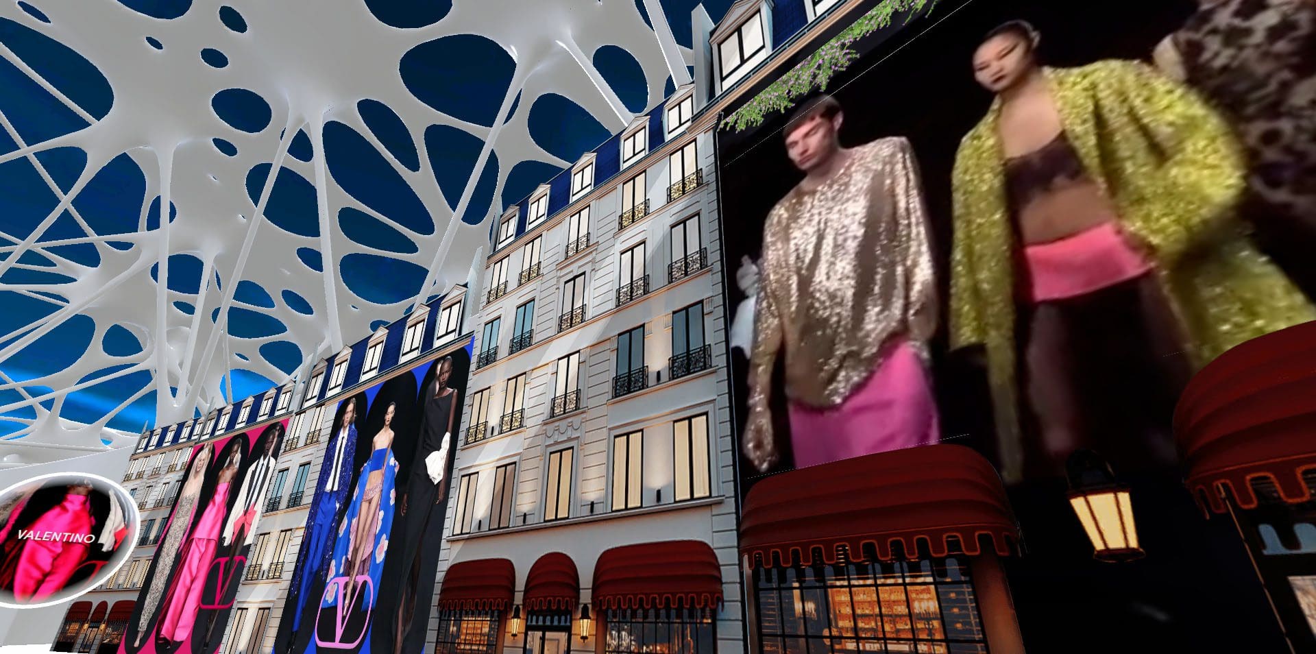 Valentino Web3 Valentino Metaverse Erster Auftritt Runway Magazin Web3 Runway Metaversum 3