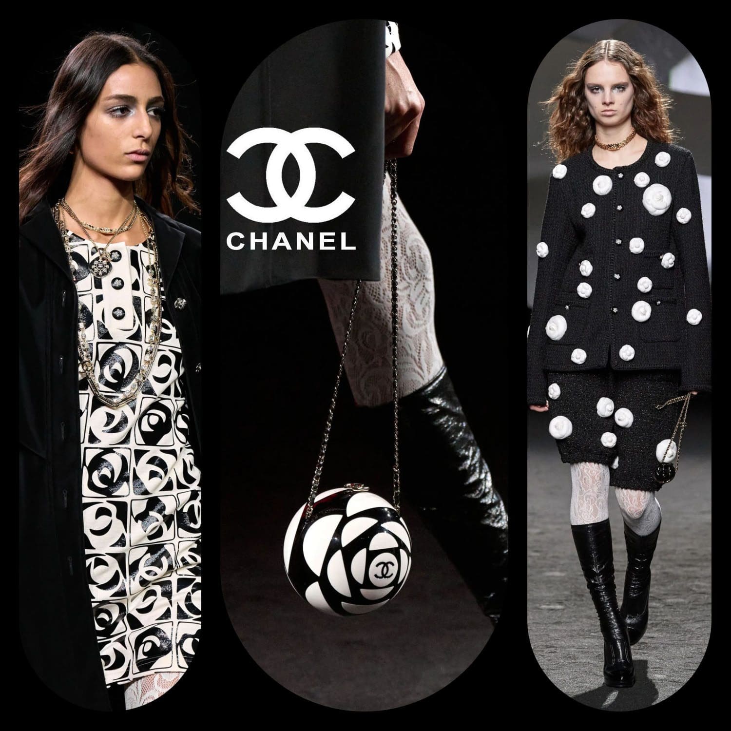1 Chanel Fall Winter 2023 2024 Camellia Stuffing Runway Magazine