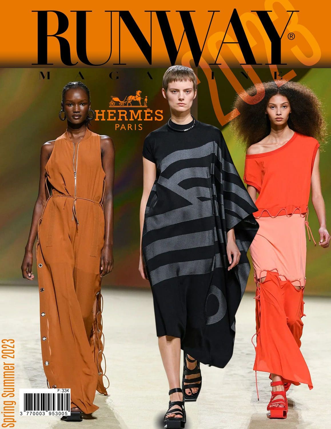 1 Runway Couverture du magazine Hermès Printemps Été 2023