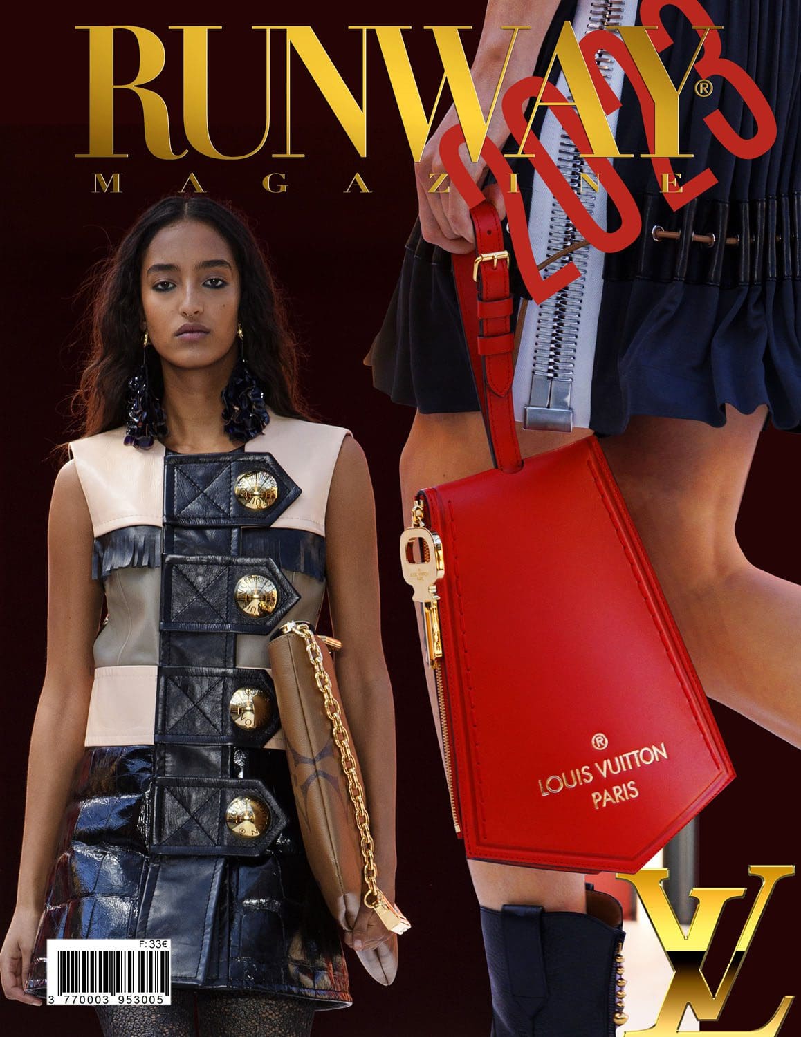 1 Runway Couverture du magazine Louis Vuitton Printemps Été 2023