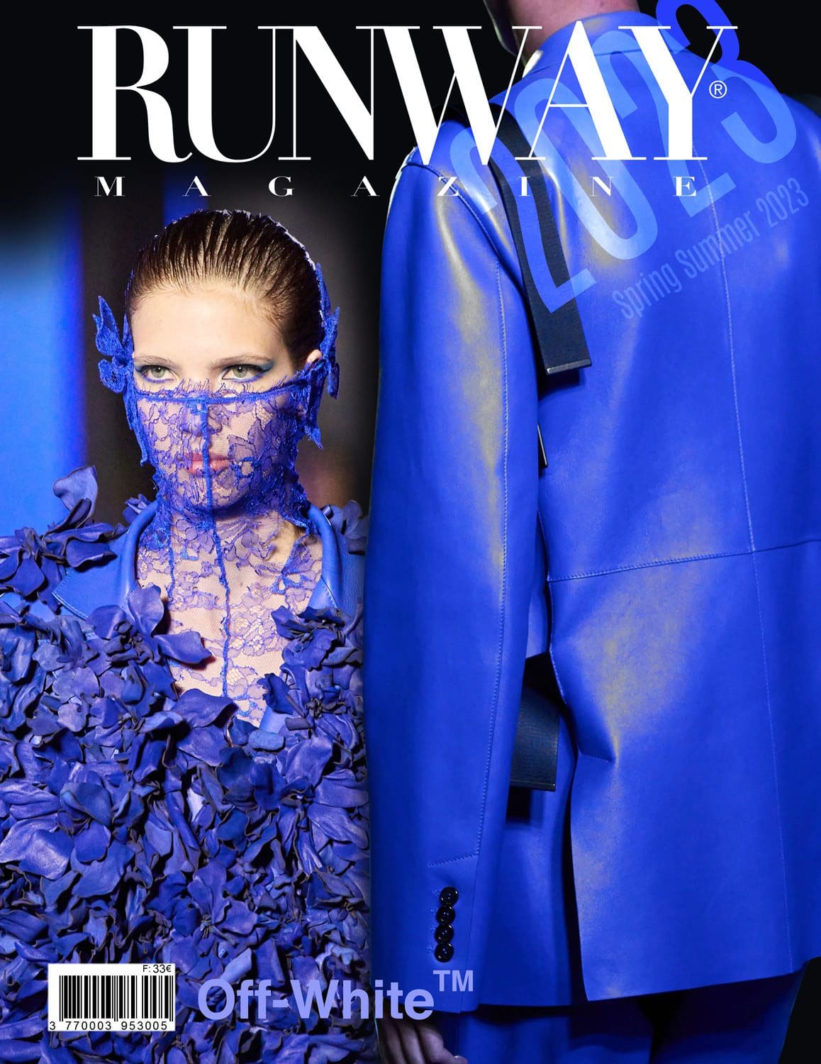 1 Runway Couverture du magazine Off White Printemps Été 2023
