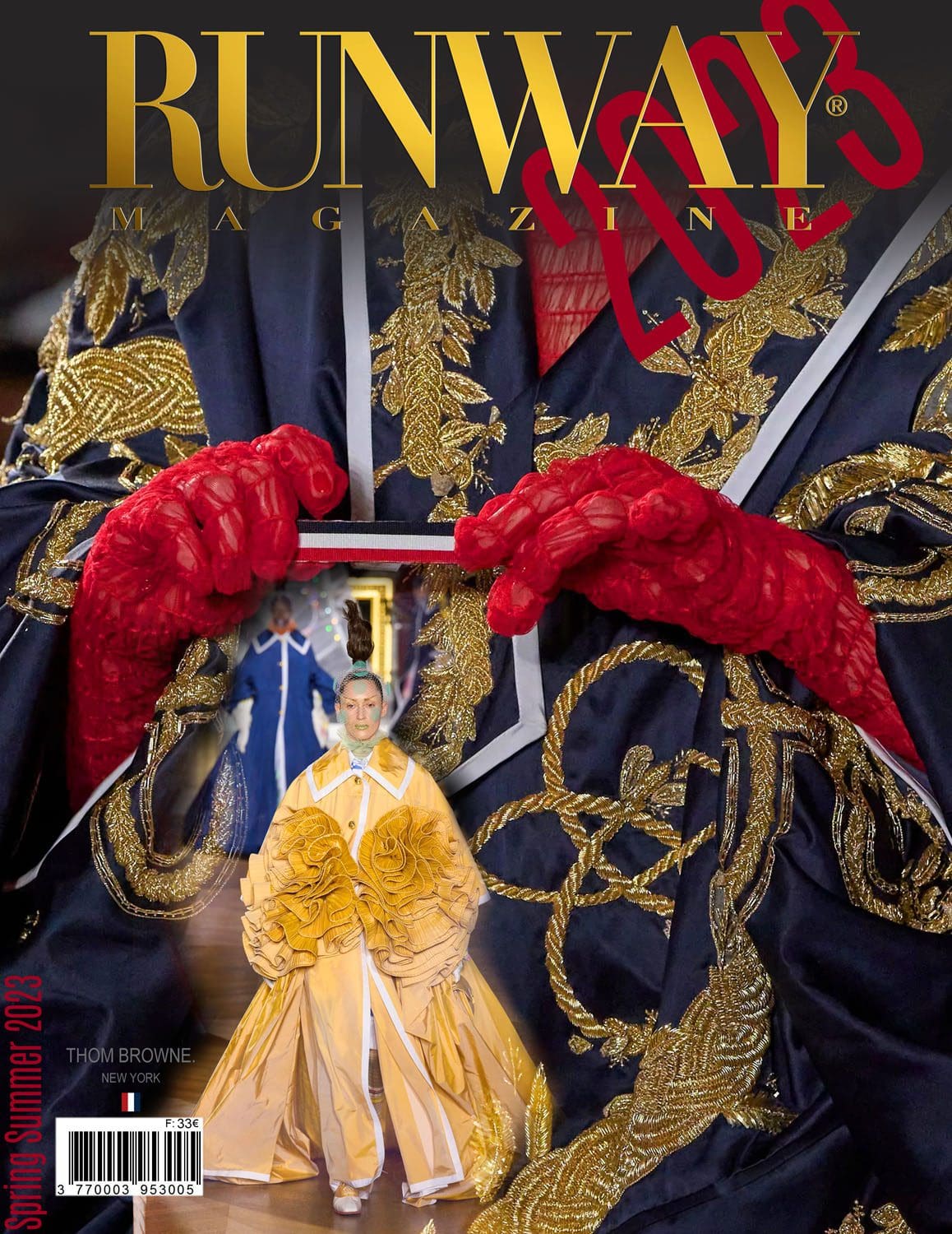 1 Runway Couverture du magazine Thom Browne Printemps Été 2023