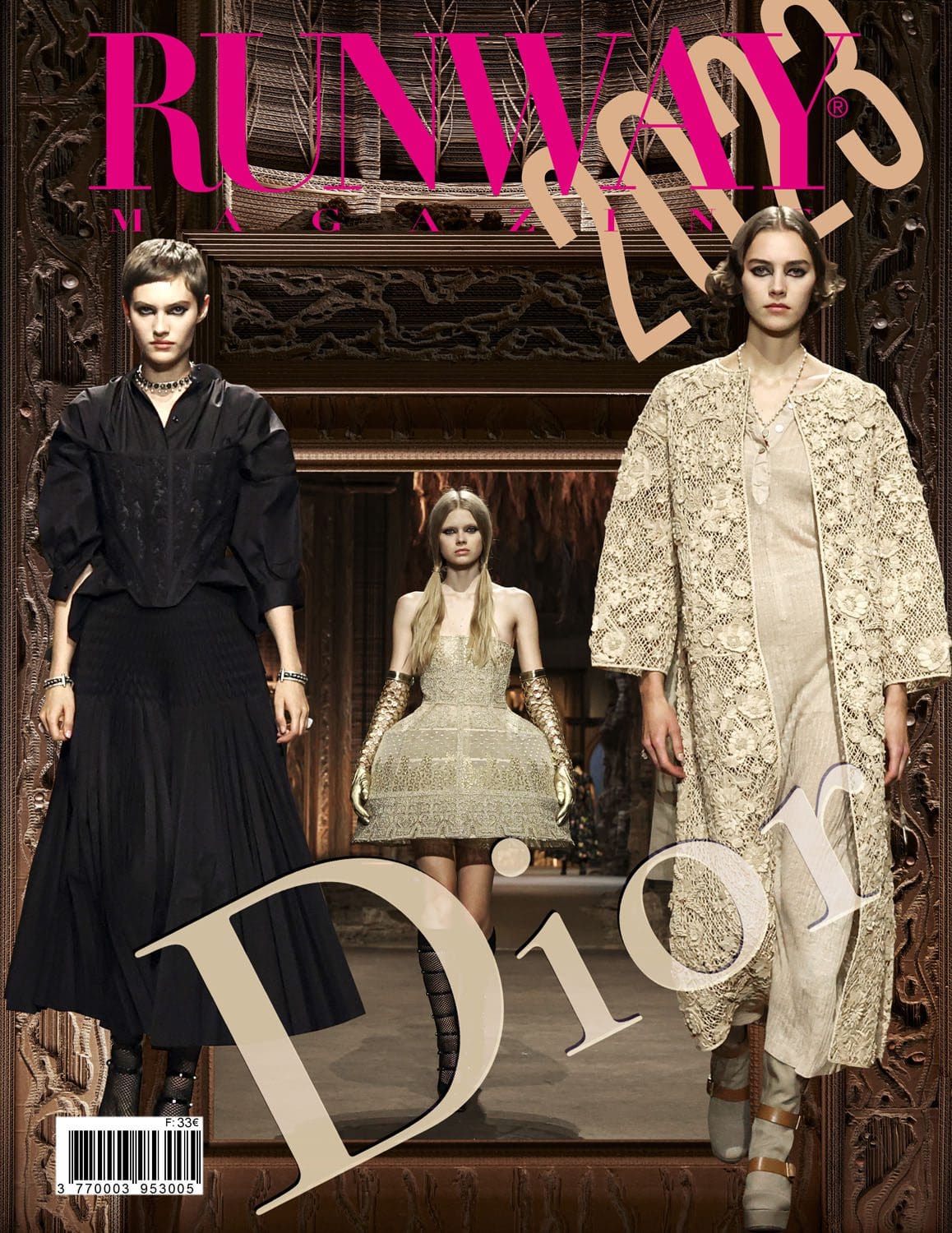 2 Runway Couverture du magazine Dior Printemps Été 2023