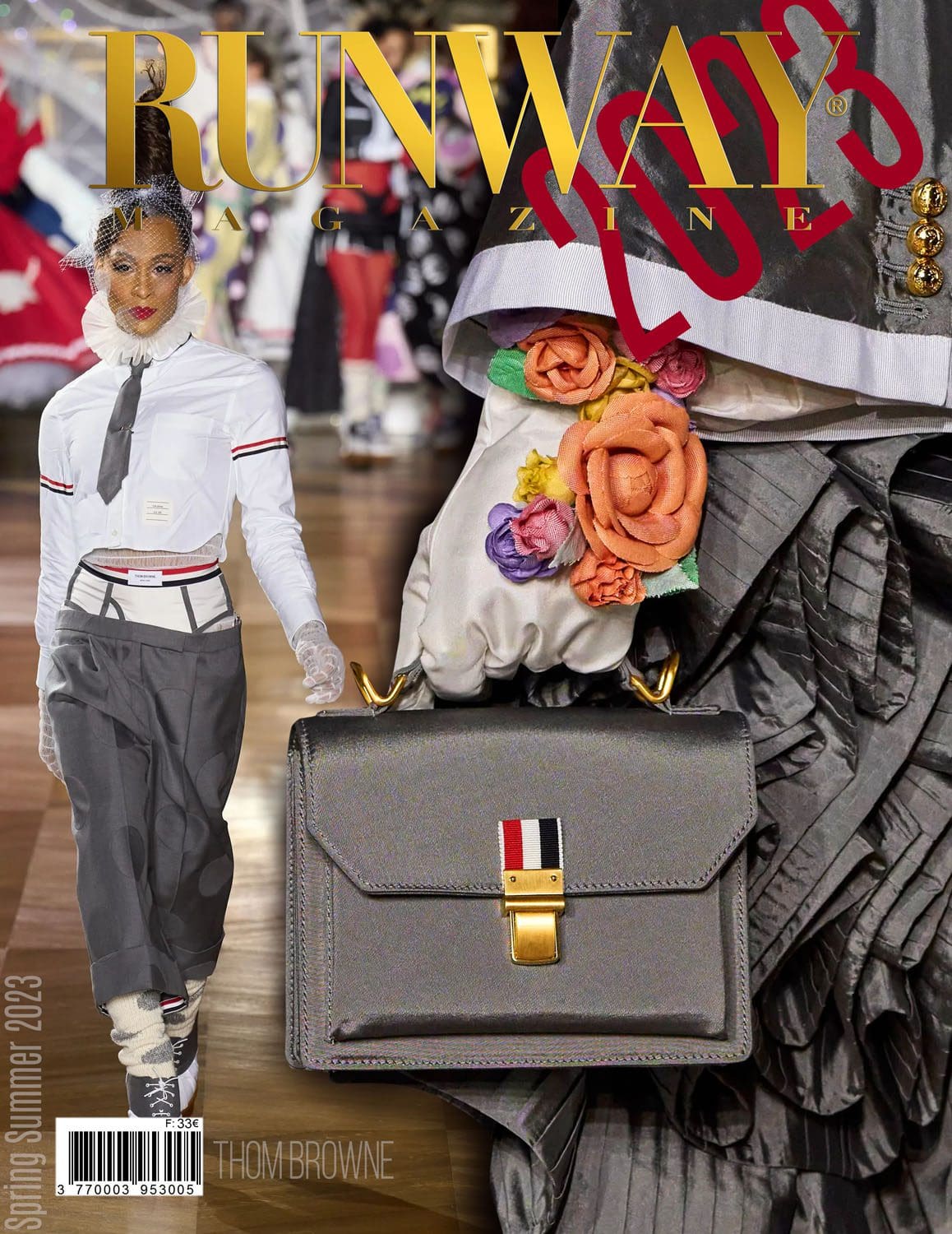 2 Runway Couverture du magazine Thom Browne Printemps Été 2023